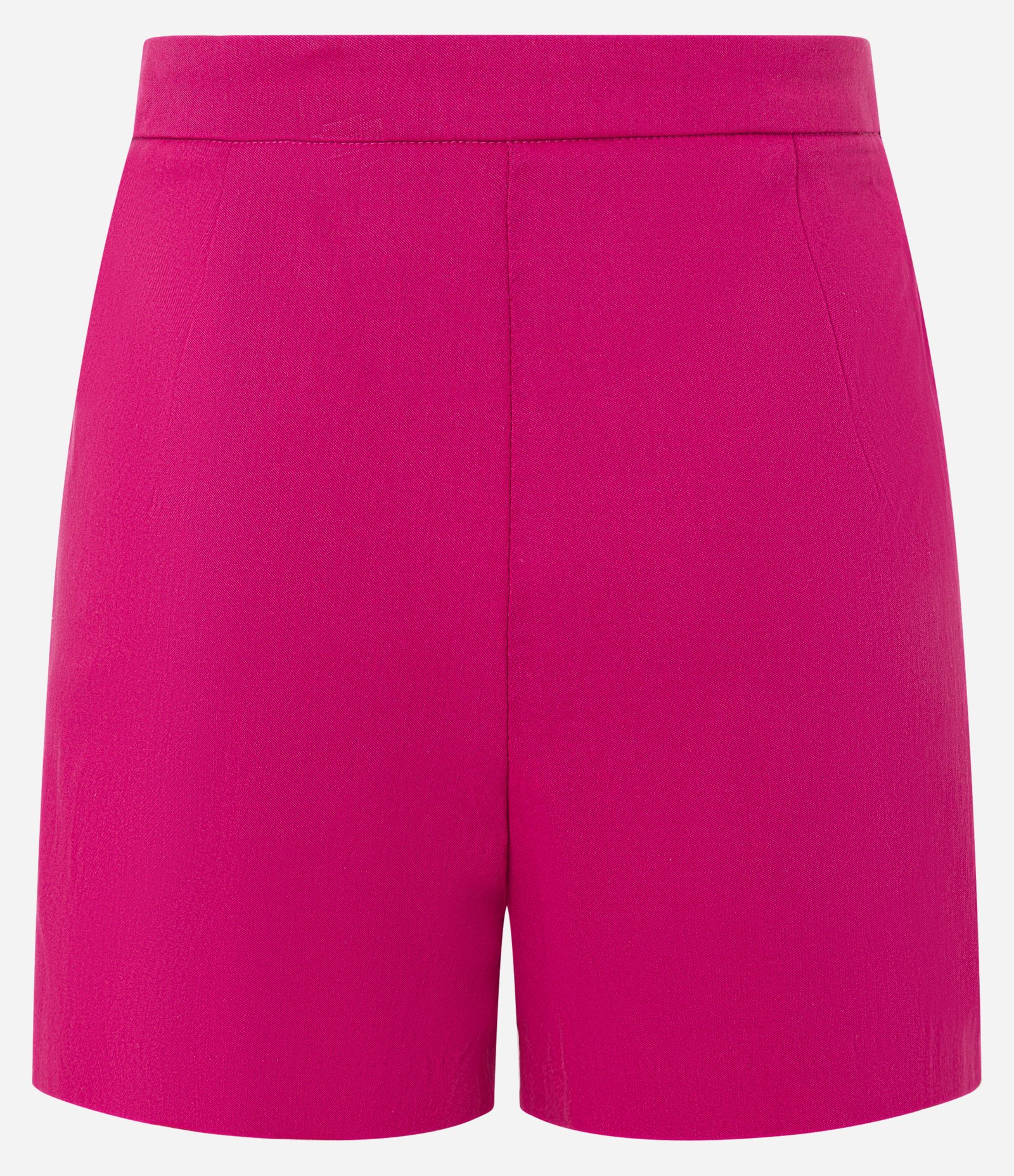 Short Saia em Bengaline com Sobreposição Assimétrica Rosa 7
