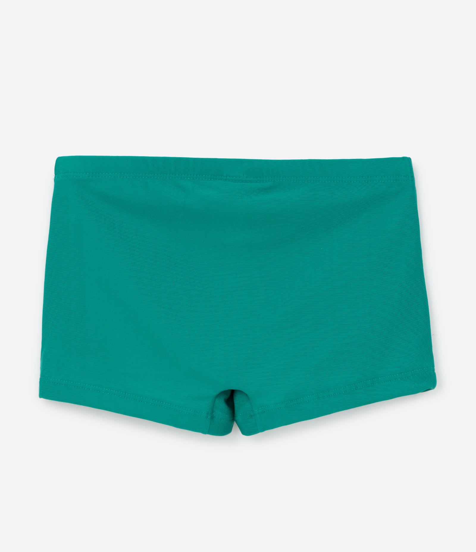 Sunga Boxer Infantil em Microfibra com Estampa Lateral de Ondinha - Tam 5 a 14 Anos Verde 2