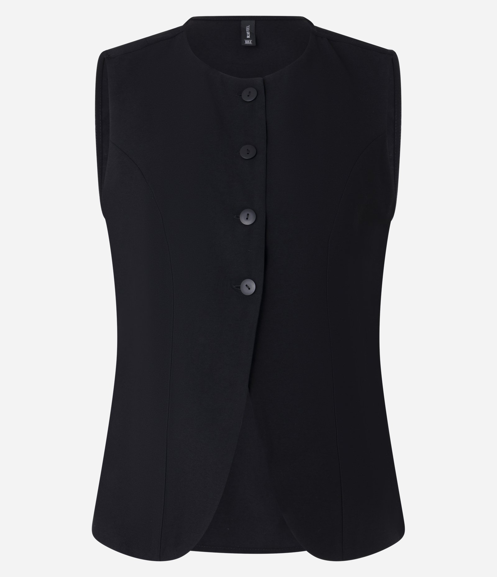 Colete Alongado em Alfaiataria com Botões na Frente 1