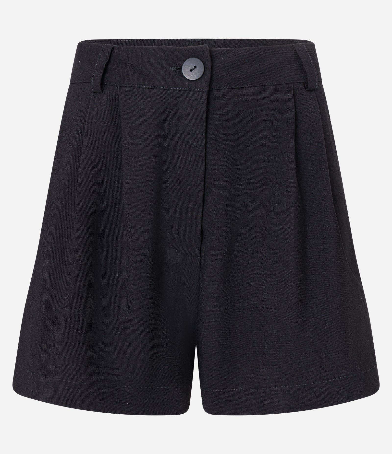 Bermuda em Alfaiataria com Pregas Preto 6