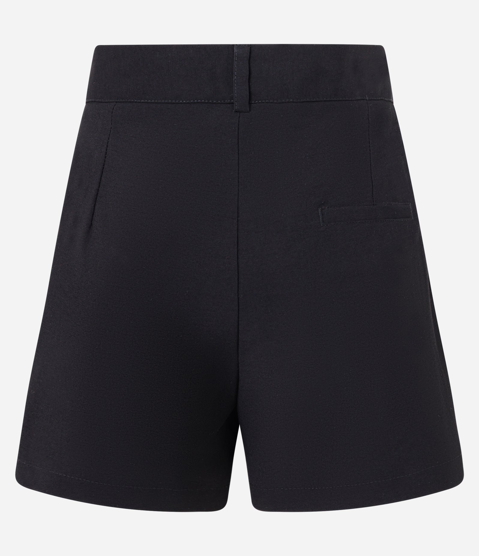 Bermuda em Alfaiataria com Pregas Preto 7
