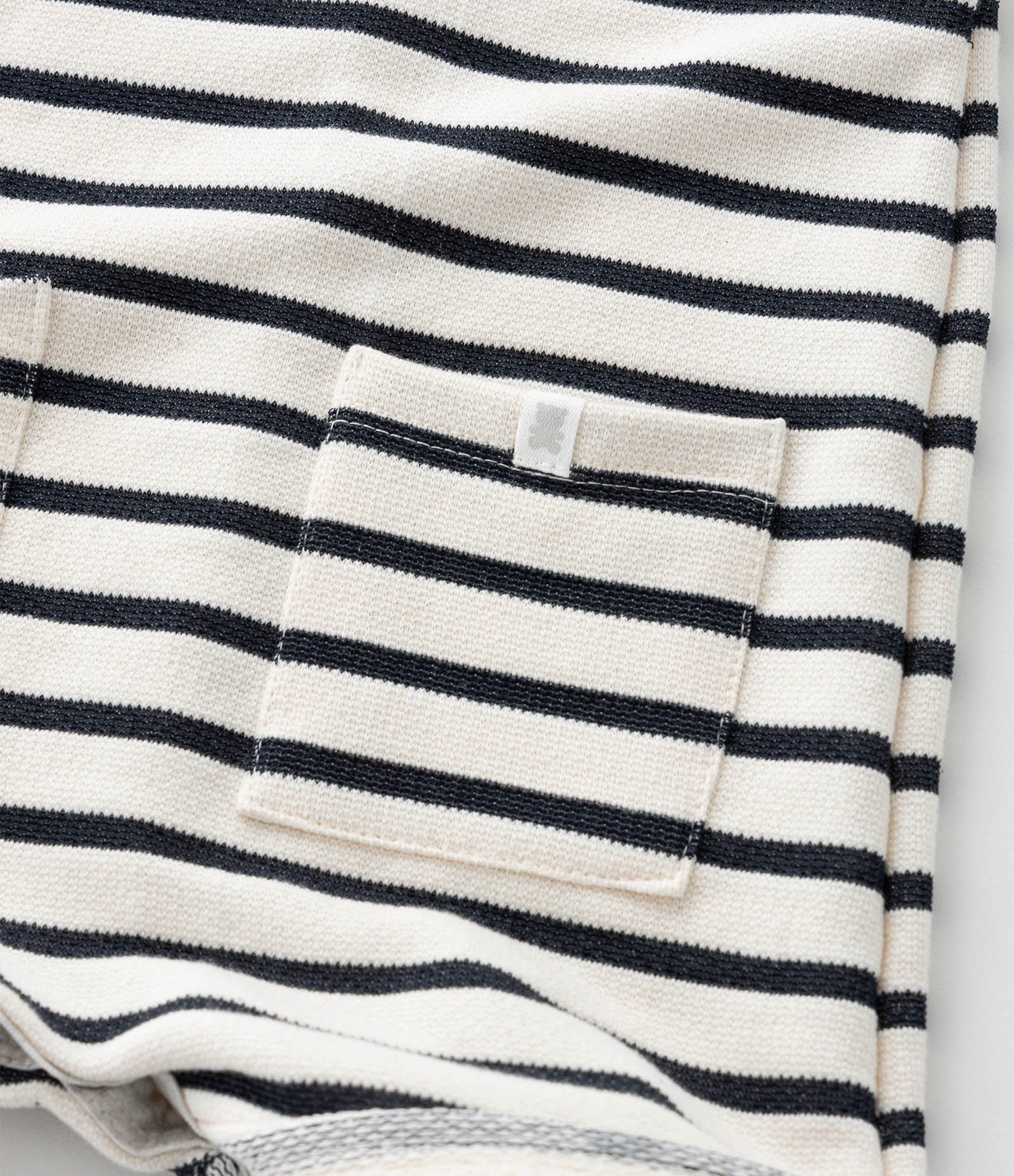 Jardineira Infantil com Estampa Listrada - Tam 0 a 18 meses Branco/Azul 7