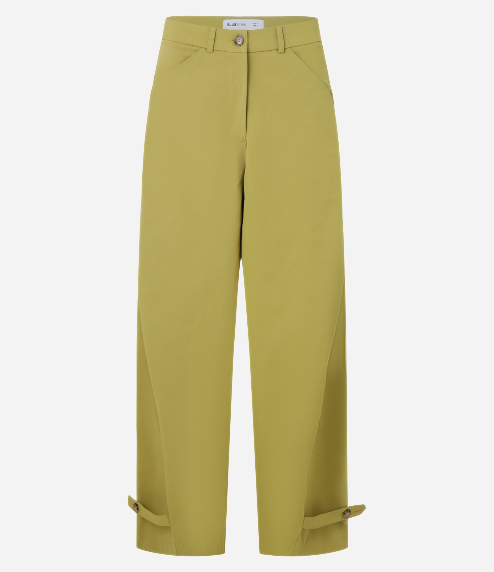 Calça Balloon em Sarja com Martingale na Barra Verde 7