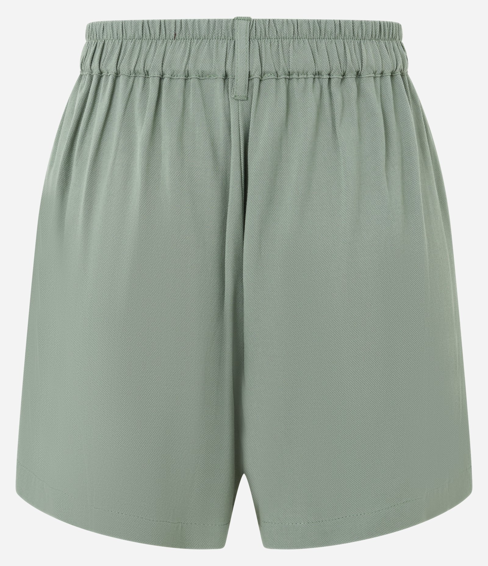 Short Curto Alfaiatado em Viscose Twill Verde 6
