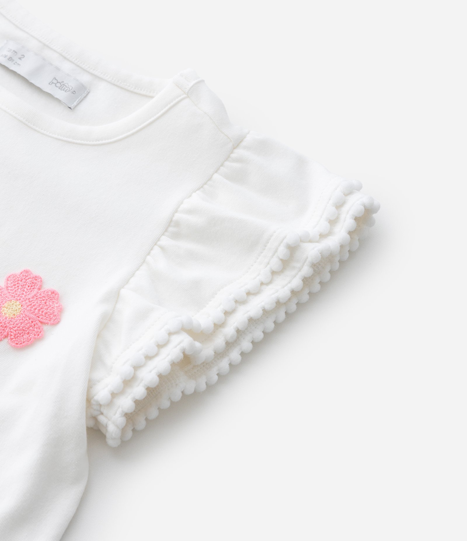 Blusa Infantil com Estampa de Praia e Lettering Summer Girl - Tam 1 a 6 Anos Branco 5