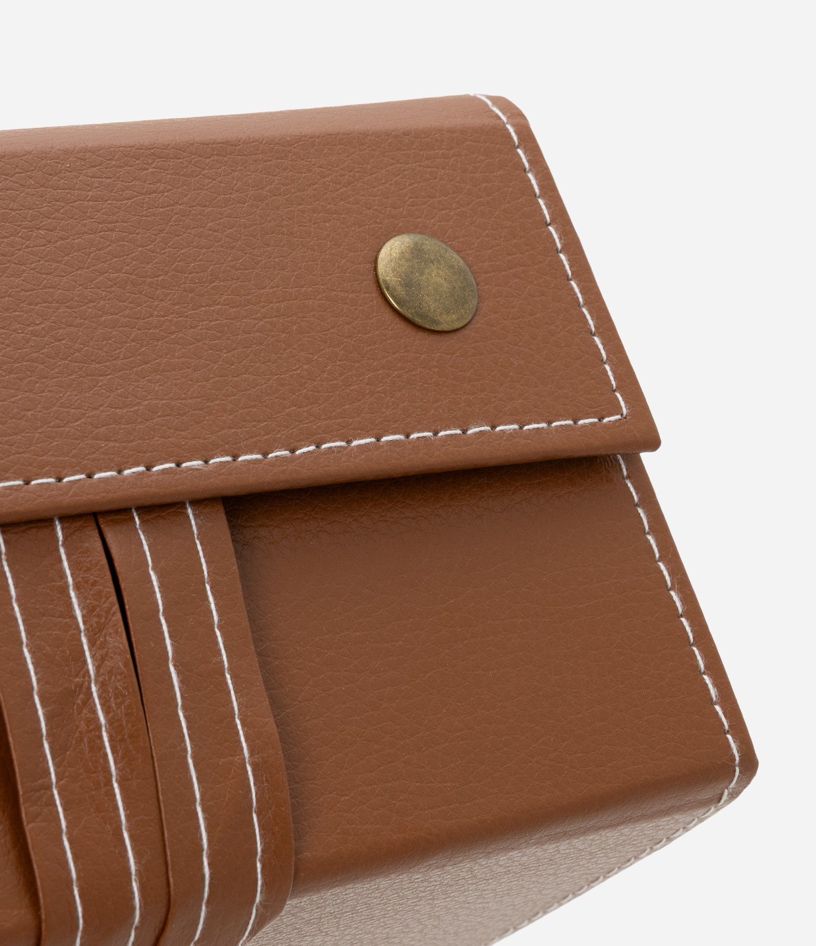 Estojo de Óculos com 04 Divisórias e Alça Marrom 4