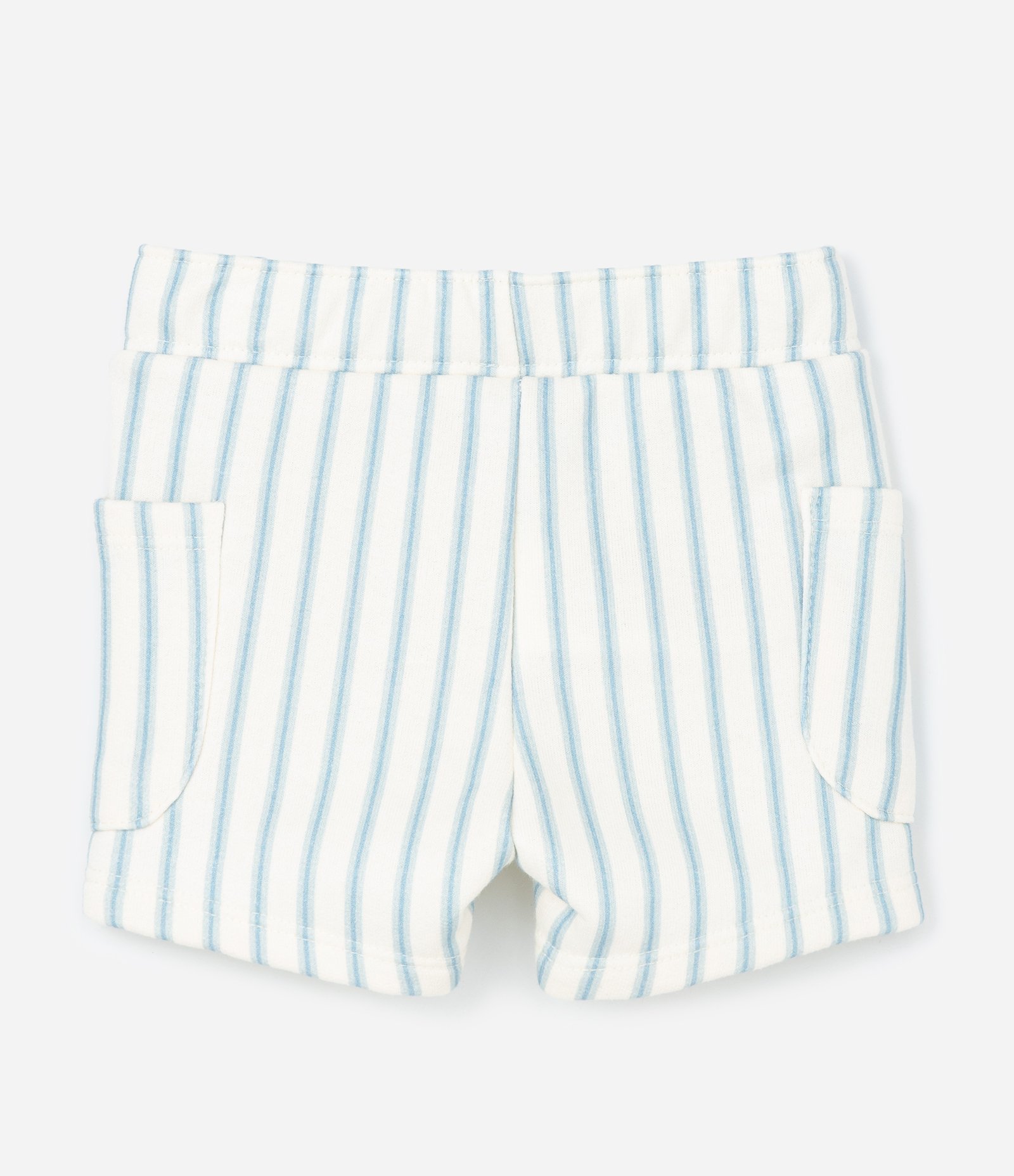 Conjunto Infantil com Bolsinho e Estampa Gatinho - Tam 0 a 18 meses Branco 7