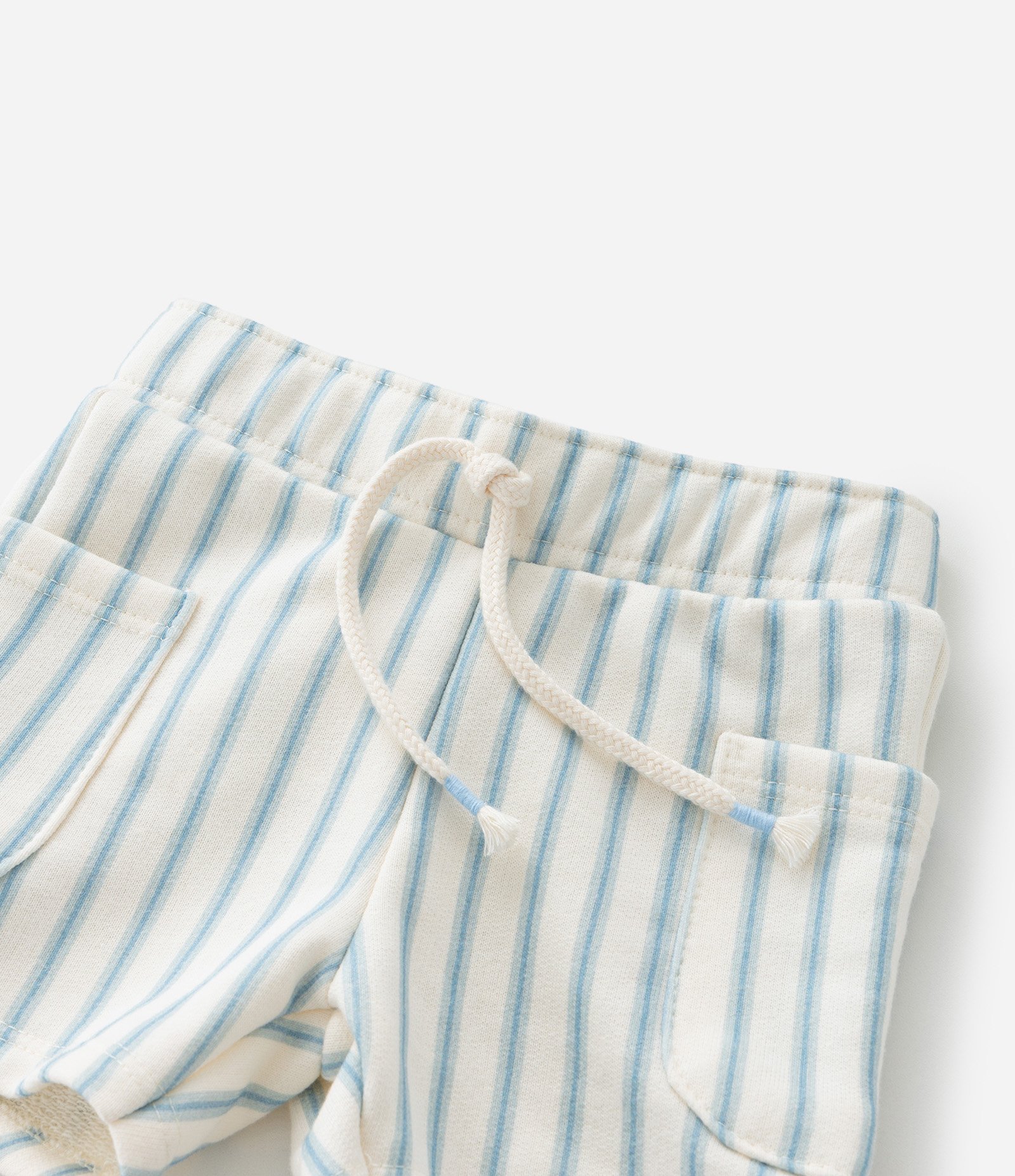 Conjunto Infantil com Bolsinho e Estampa Gatinho - Tam 0 a 18 meses Branco 8