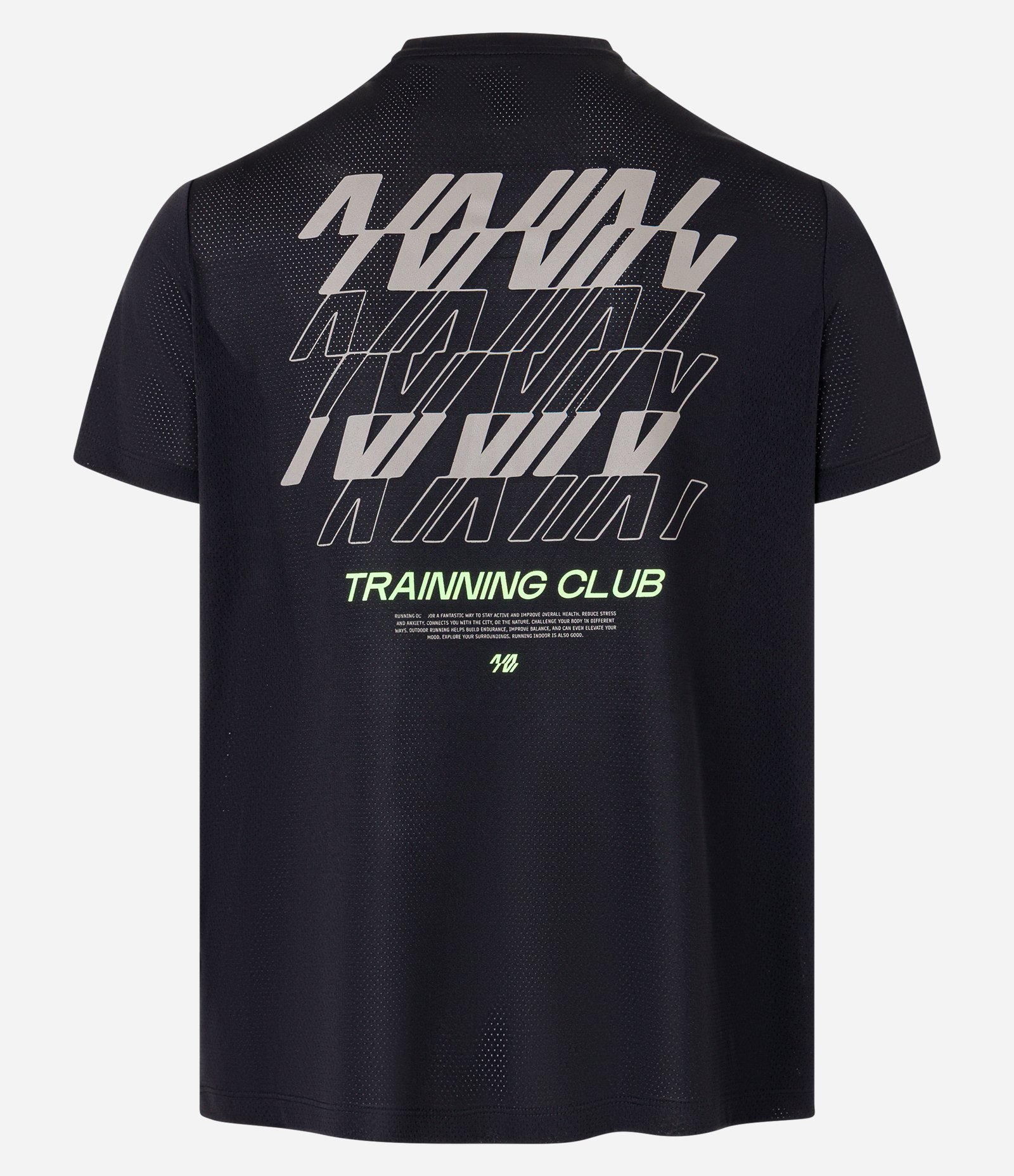 Camiseta Esportiva Corrida com Tecnologia Dry e Estampa Runnig Preto 9