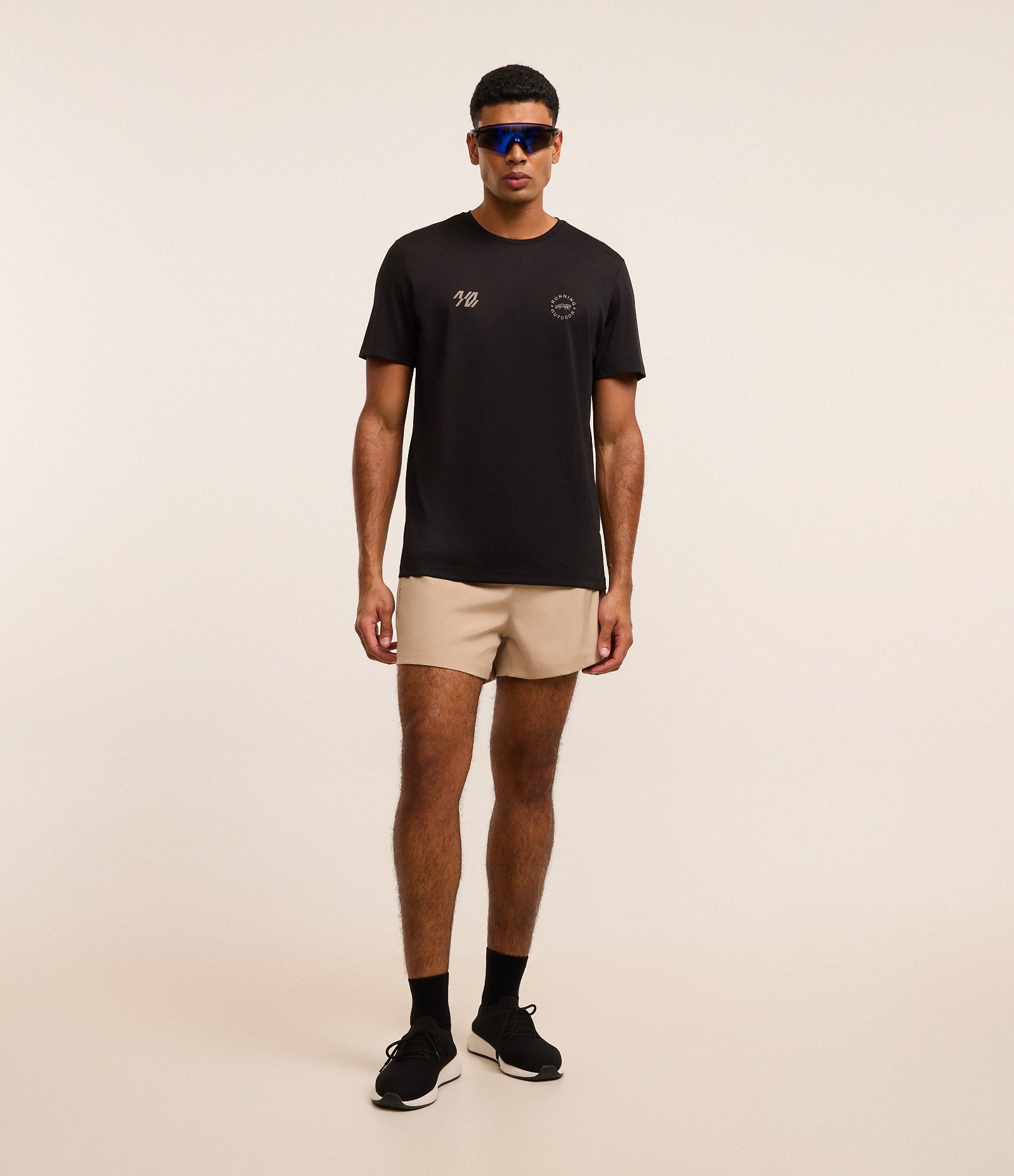 Camiseta Esportiva Corrida com Tecnologia Dry e Estampa Runnig Preto 4