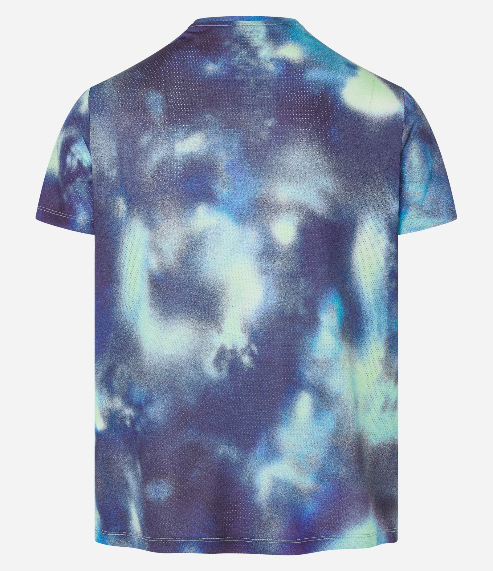 Camiseta Esportiva Corrida com Tecnologia Dry e Estampa Tie Dye Azul 10