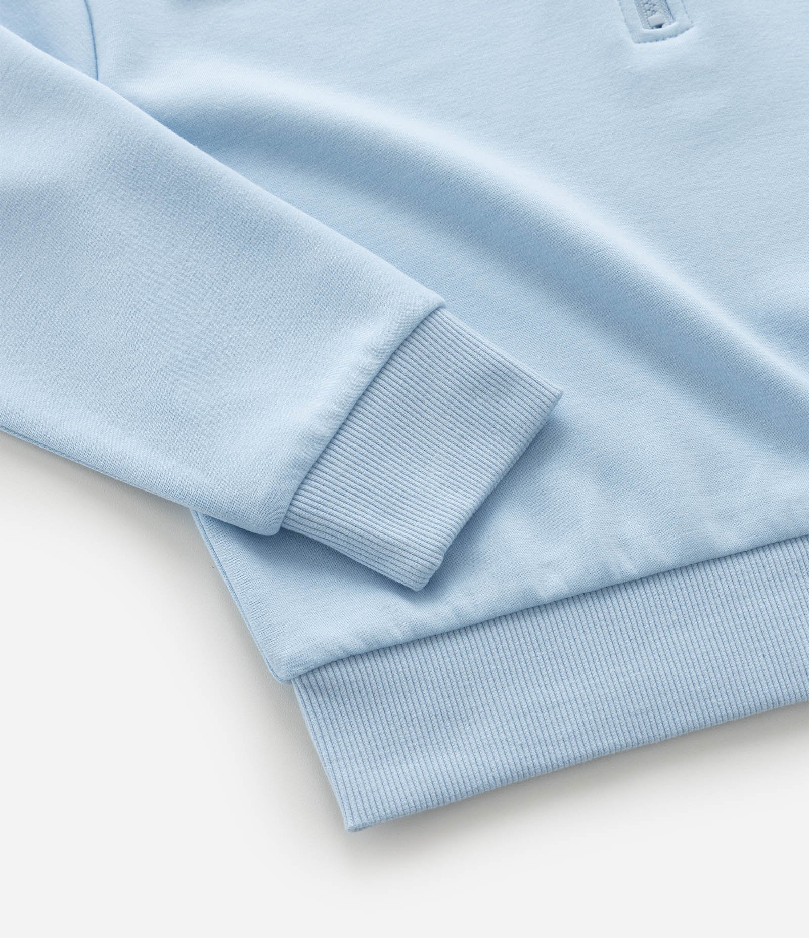 Blusão Infantil em Tech Fleece com Zíper na Gola - Tam 5 a 14 Anos Azul 4