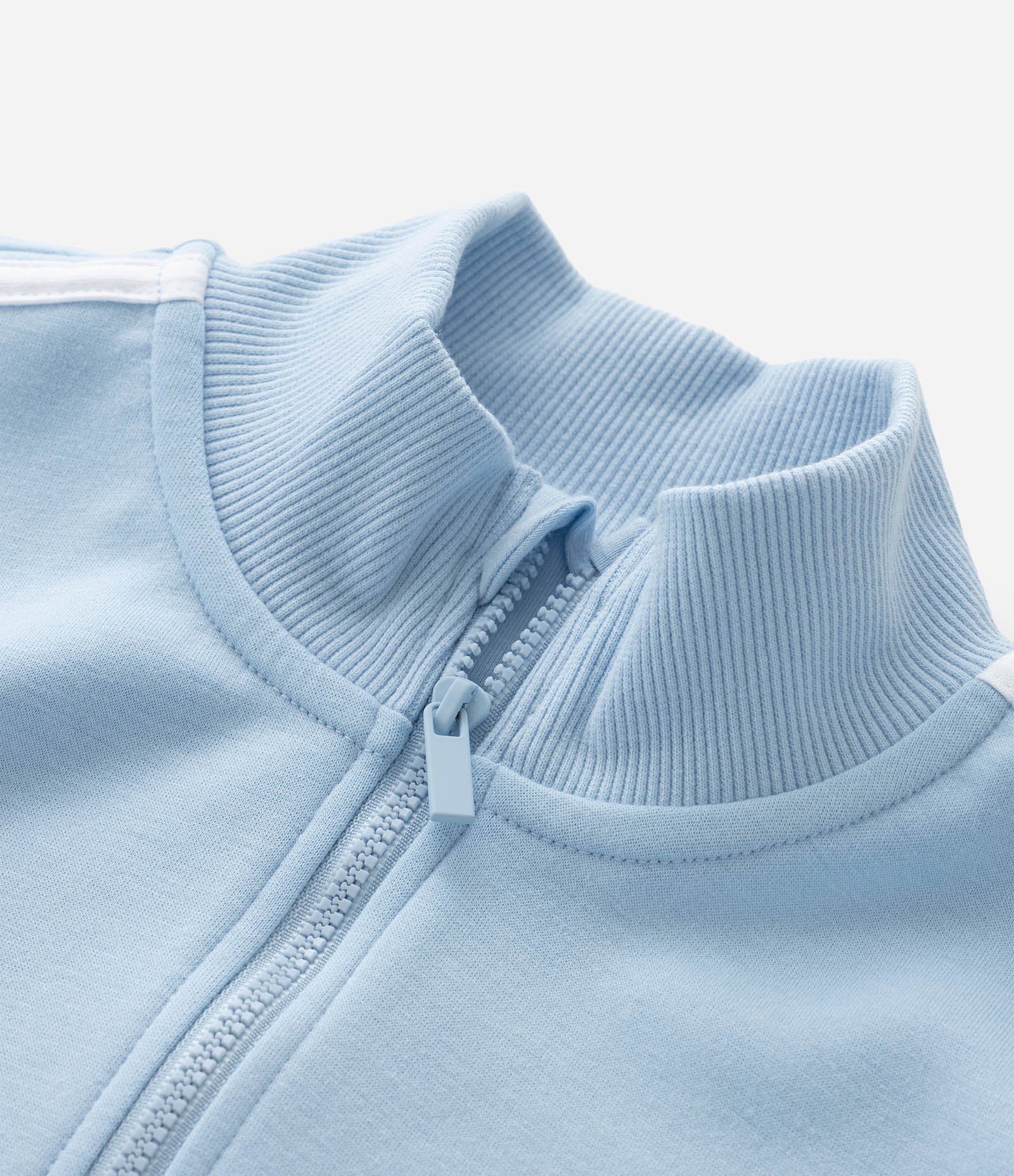 Blusão Infantil em Tech Fleece com Zíper na Gola - Tam 5 a 14 Anos Azul 6