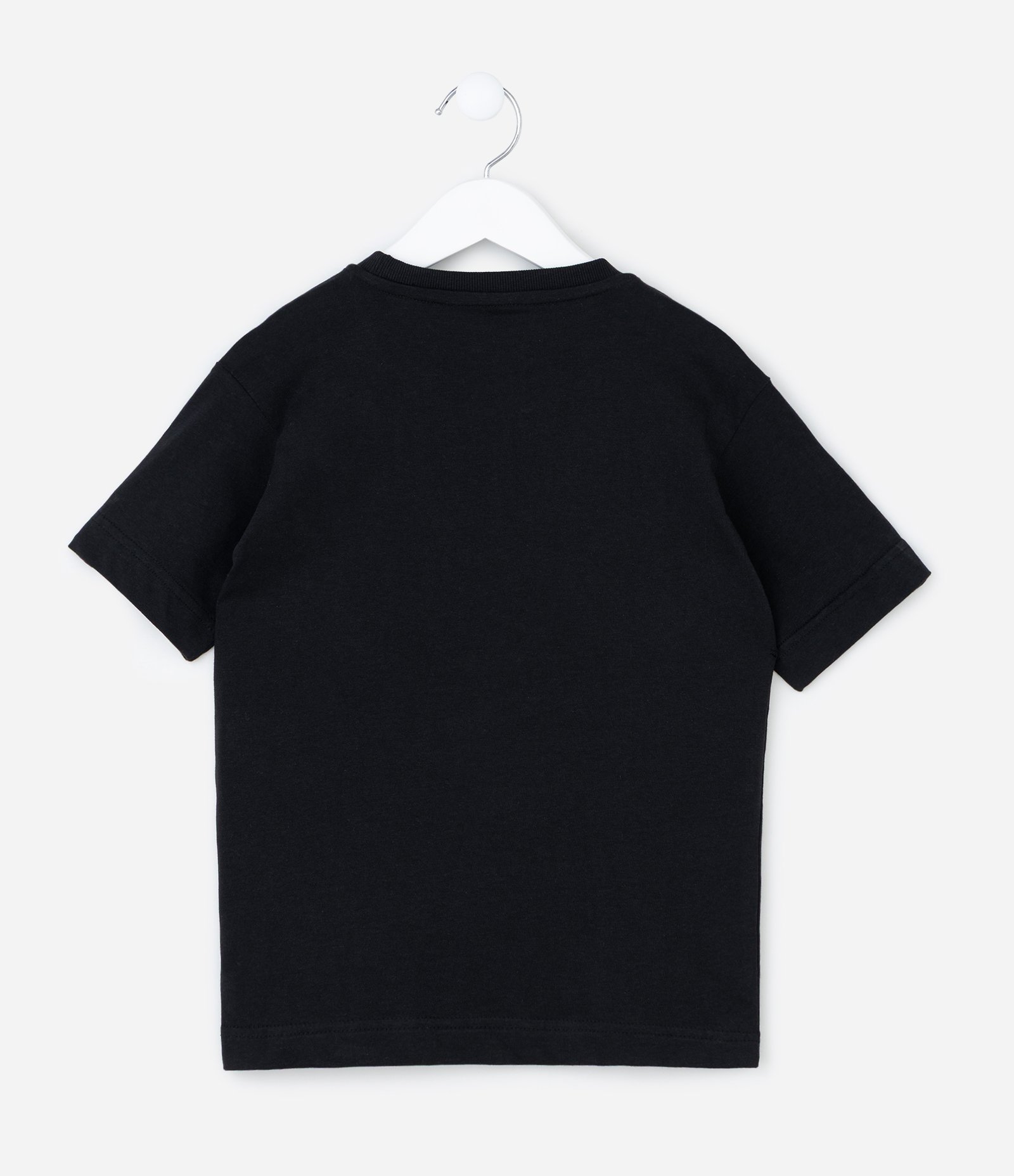 Camiseta Infantil com Estampa Relevo Tokyo - Tam 5 a 14 Anos Preto 2