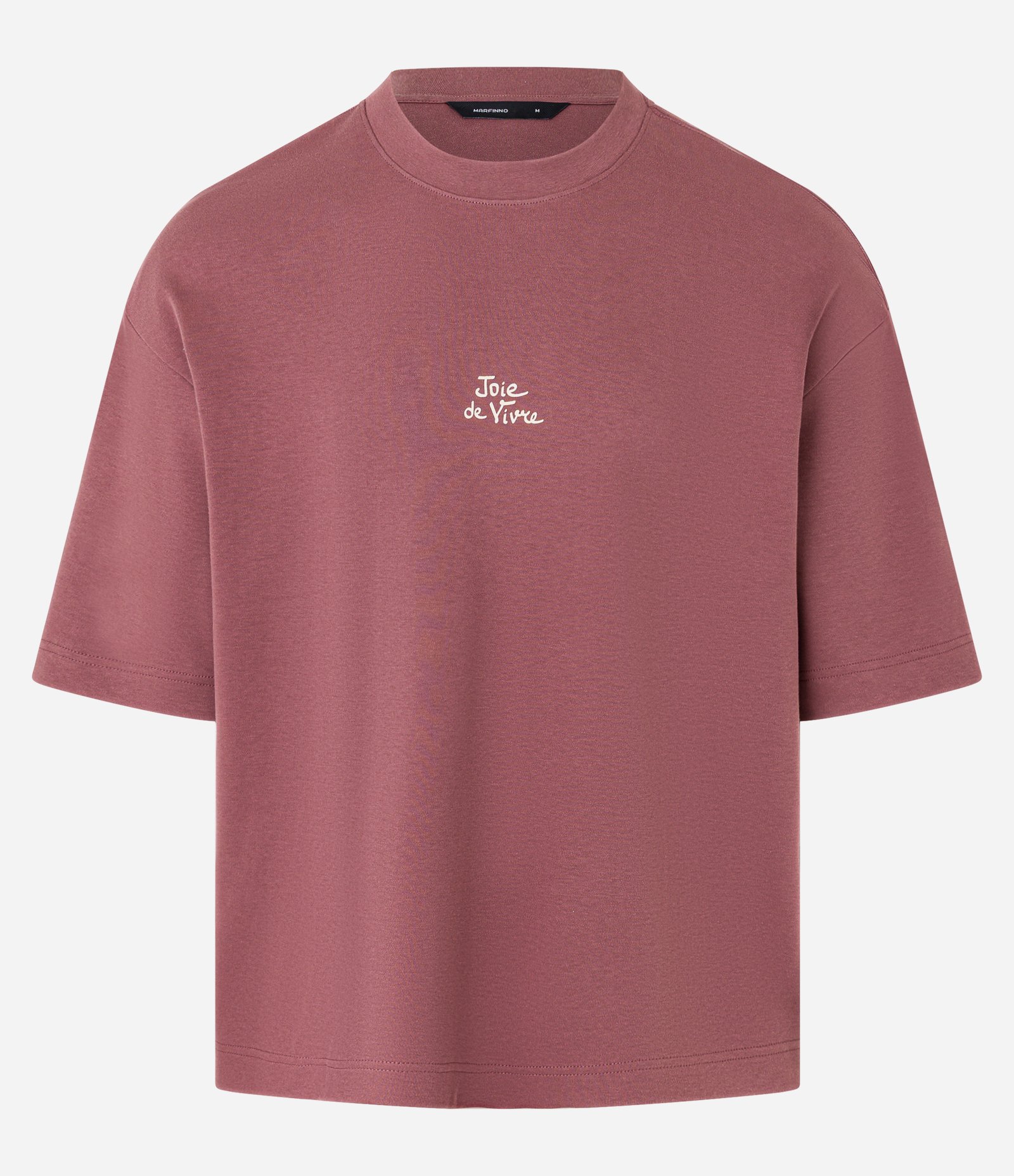 Camiseta Boxy em Algodão com Estampa Lettering Marrom 6