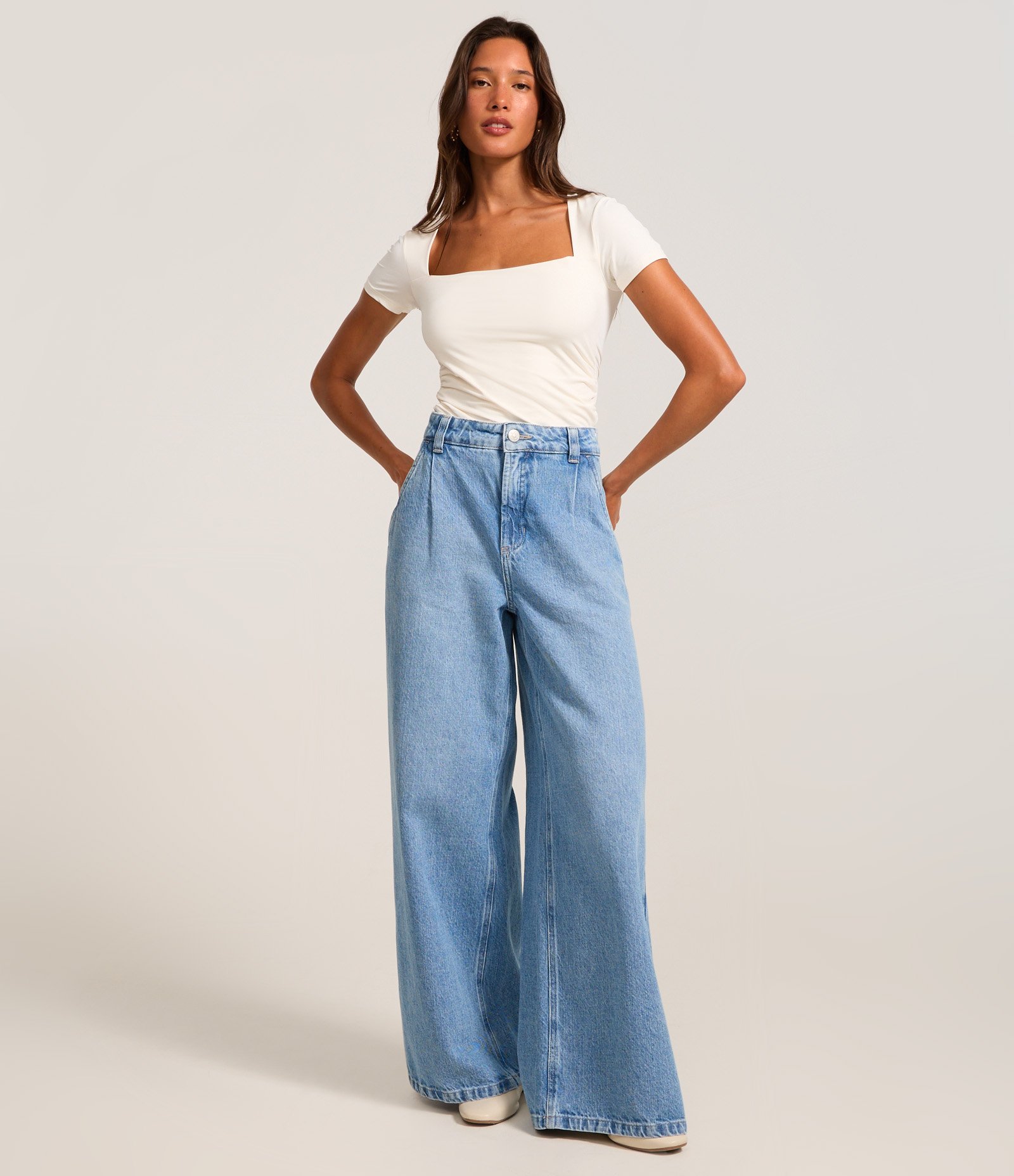 Blusa com Decote Quadrado e Franzido 2