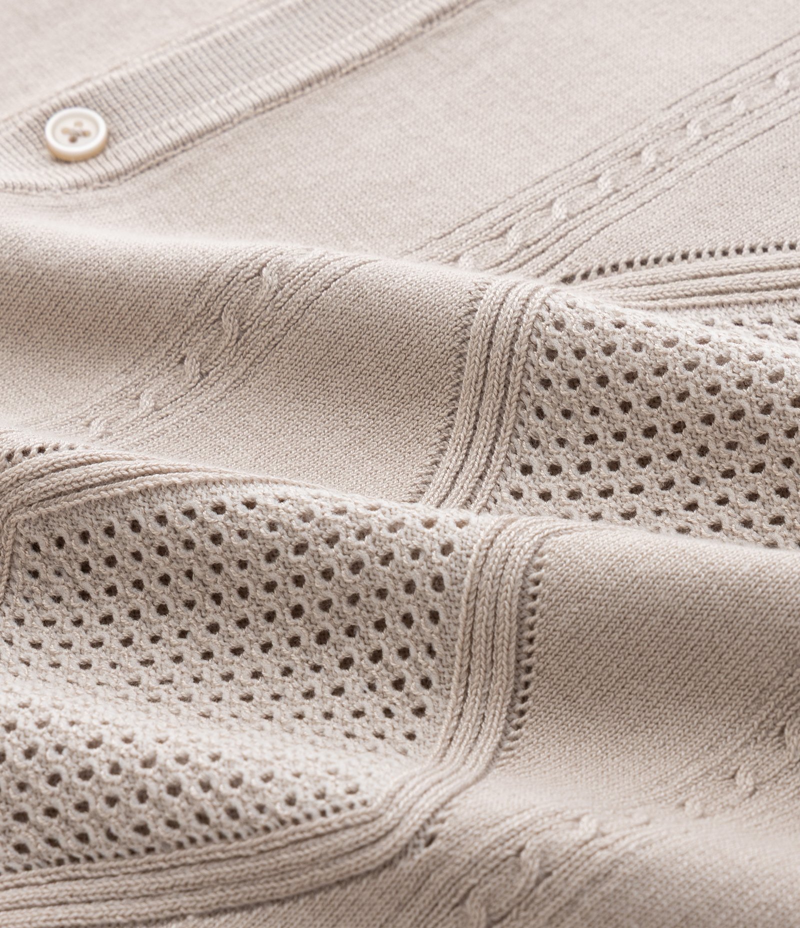 Camisa em Viscose com Texturizado Argyle Cinza 11