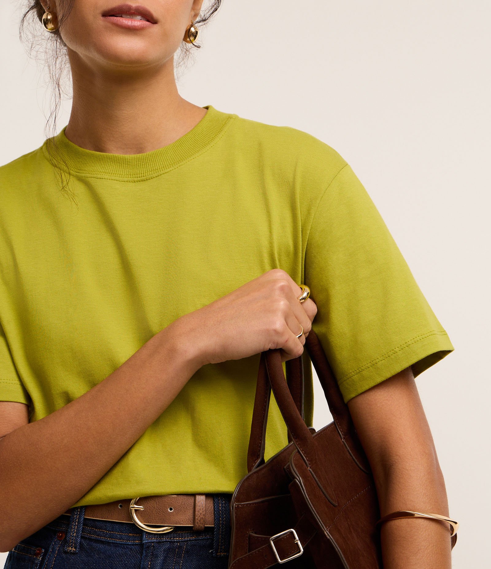 Camiseta em Algodão com Gola Redonda 3