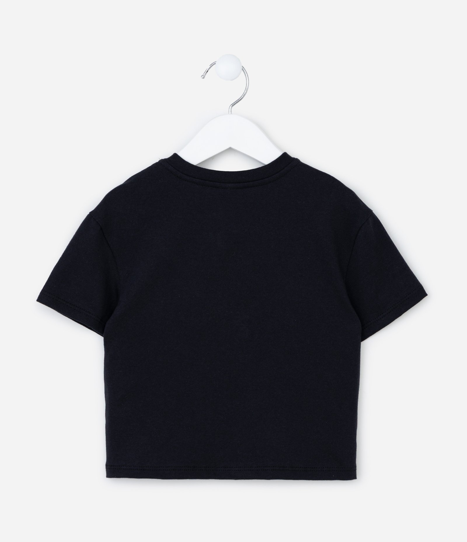 Blusa Infantil com Lacinhos Aplicados - Tam 1 a 6 Anos Preto 2