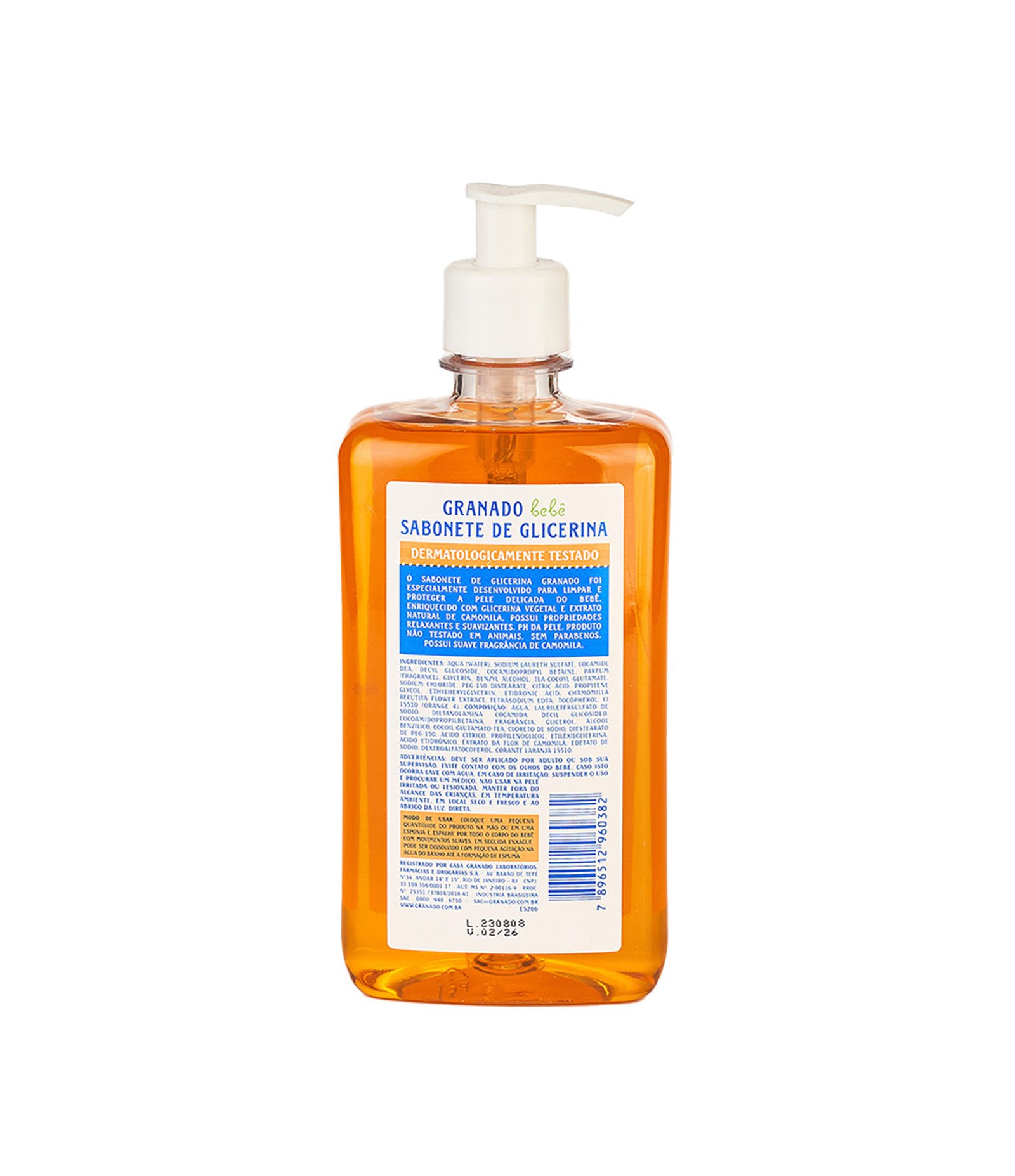 Sabonete Líquido Bebê Camomila Granado 500ml 2
