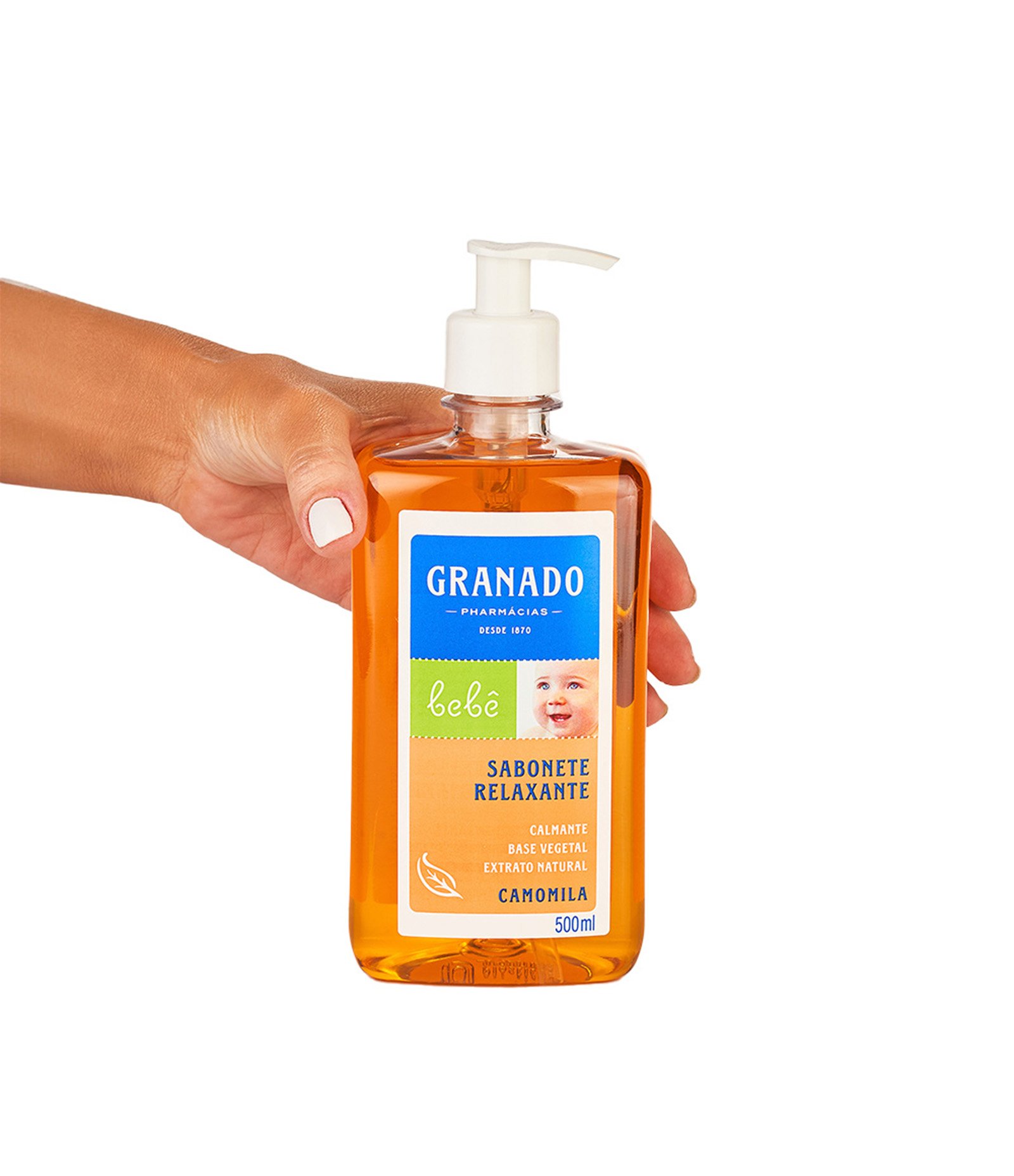 Sabonete Líquido Bebê Camomila Granado 500ml 3