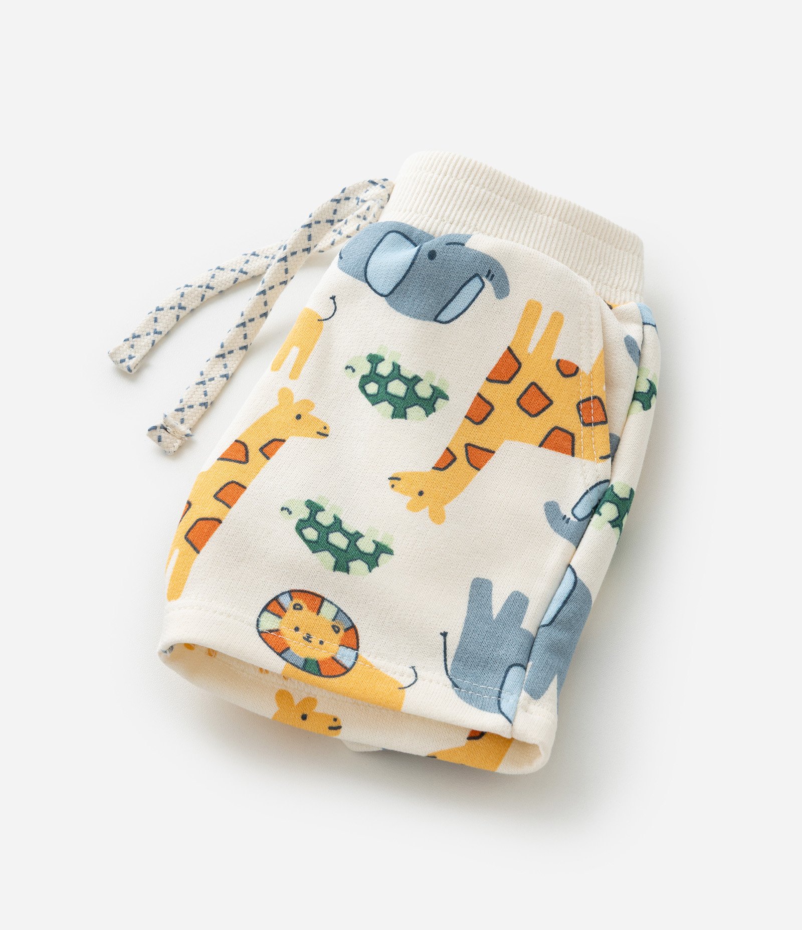 Conjunto Infantil com Estampa de Bichinhos - Tam RN a 18 meses Bege 11