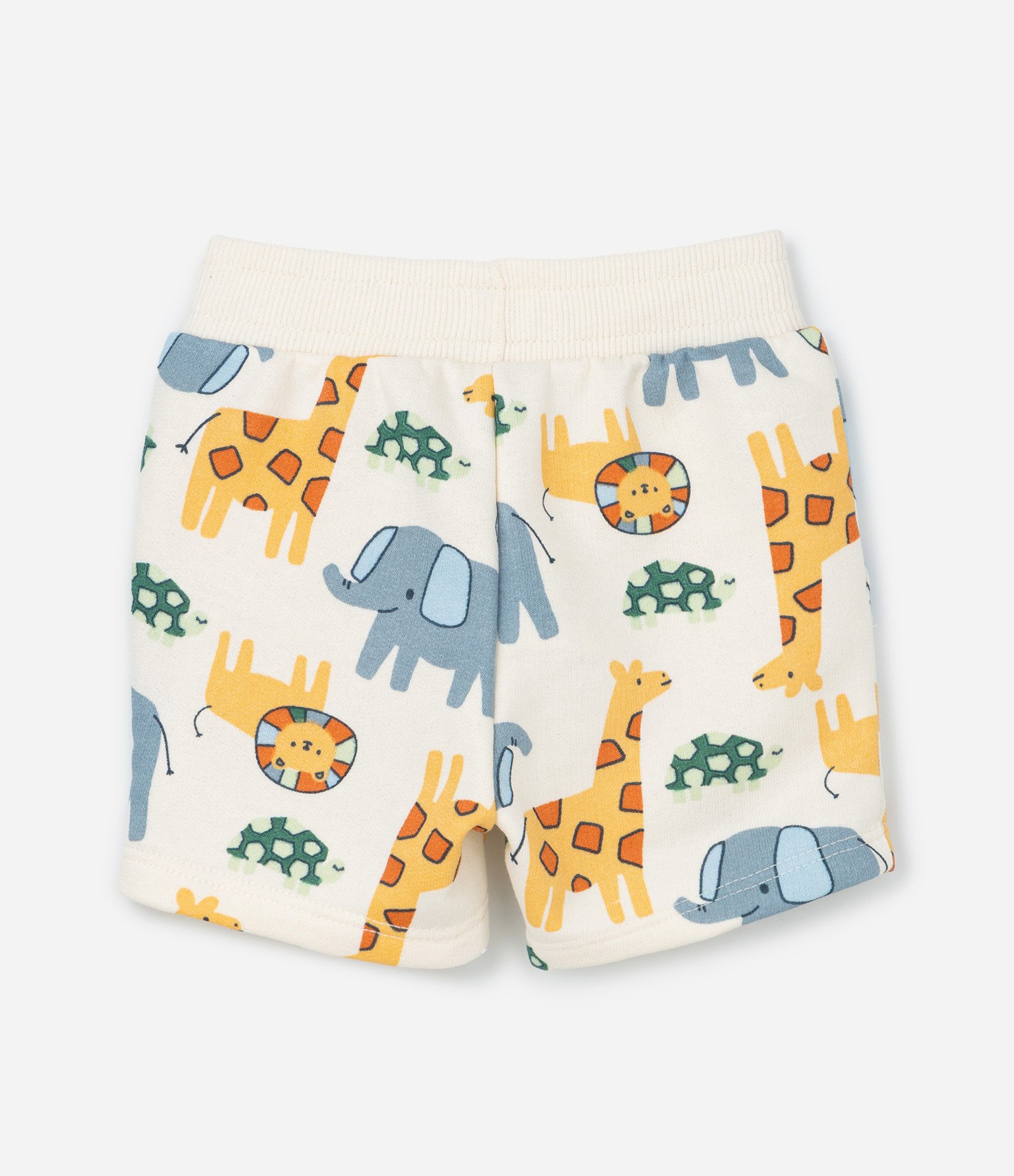 Conjunto Infantil com Estampa de Bichinhos - Tam RN a 18 meses Bege 6