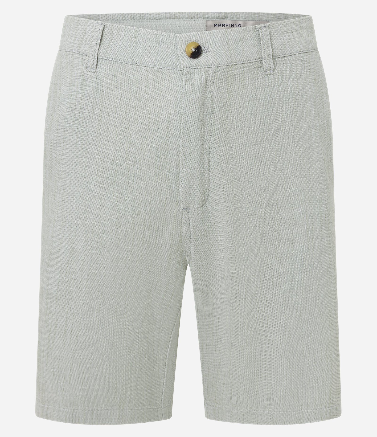 Bermuda Reta em Algodão com Textura Verde 1