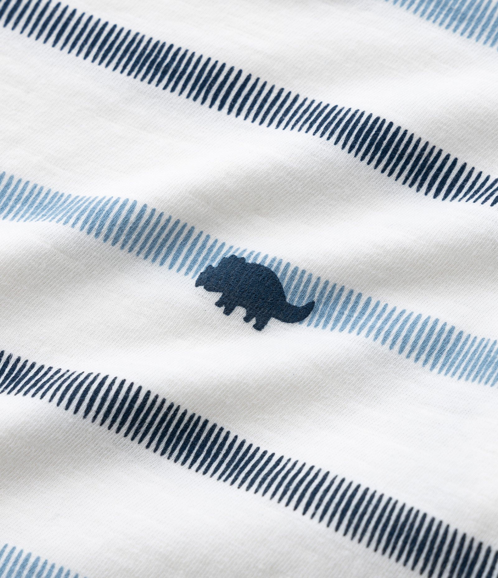 Camiseta Infantil com Estampa Listrada - Tam 1 a 6 Anos Azul 5