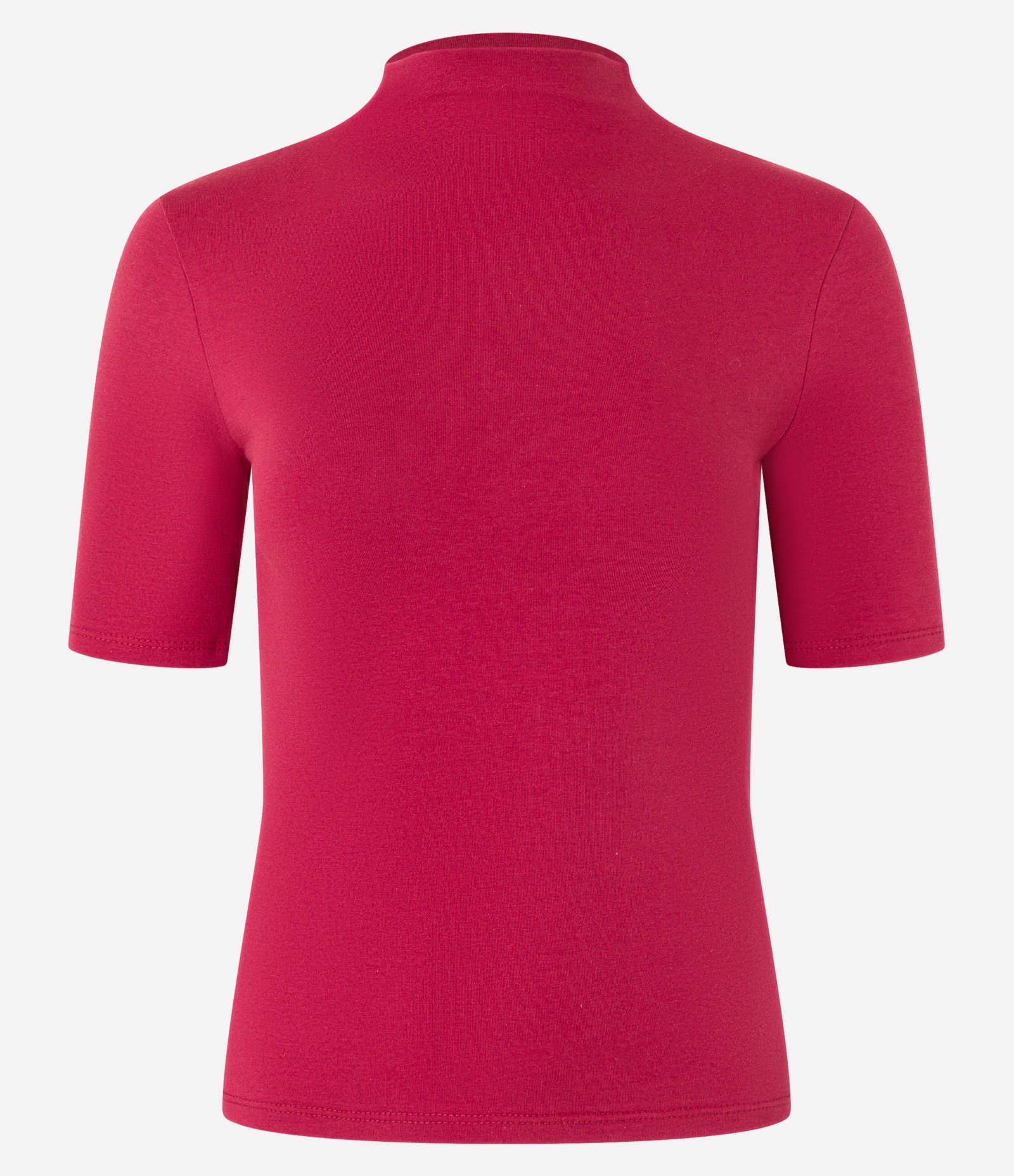 Blusa Básica Ajustada em Algodão com Golinha alta Rosa 1