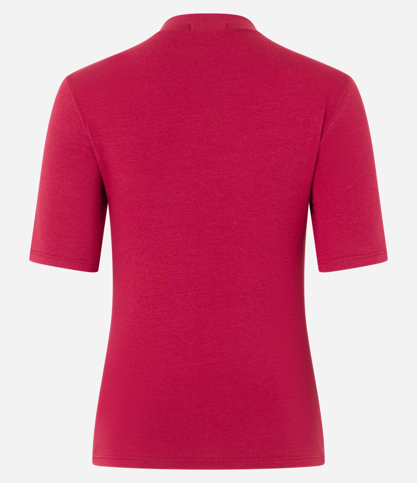 Blusa Básica Ajustada em Algodão com Golinha alta Rosa 2