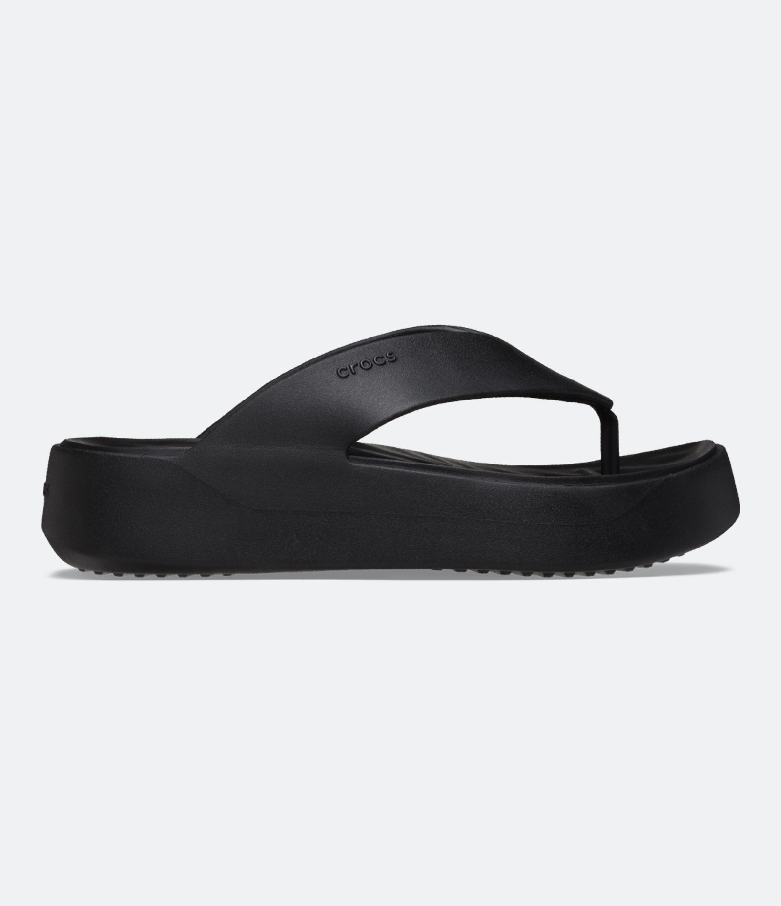 Chinelo Crocs com Tira Larga Preto 1