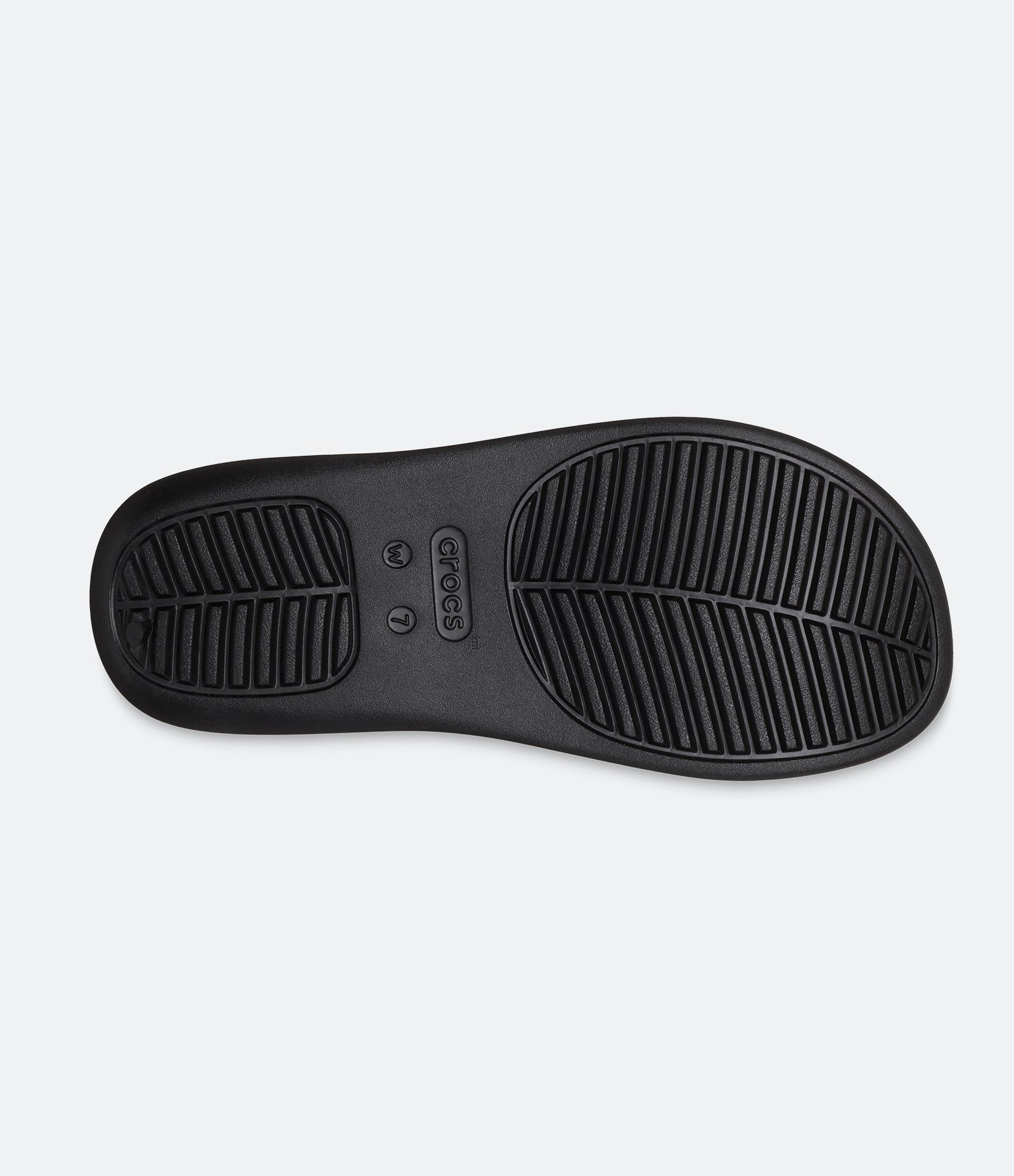 Chinelo Crocs com Tira Larga Preto 2