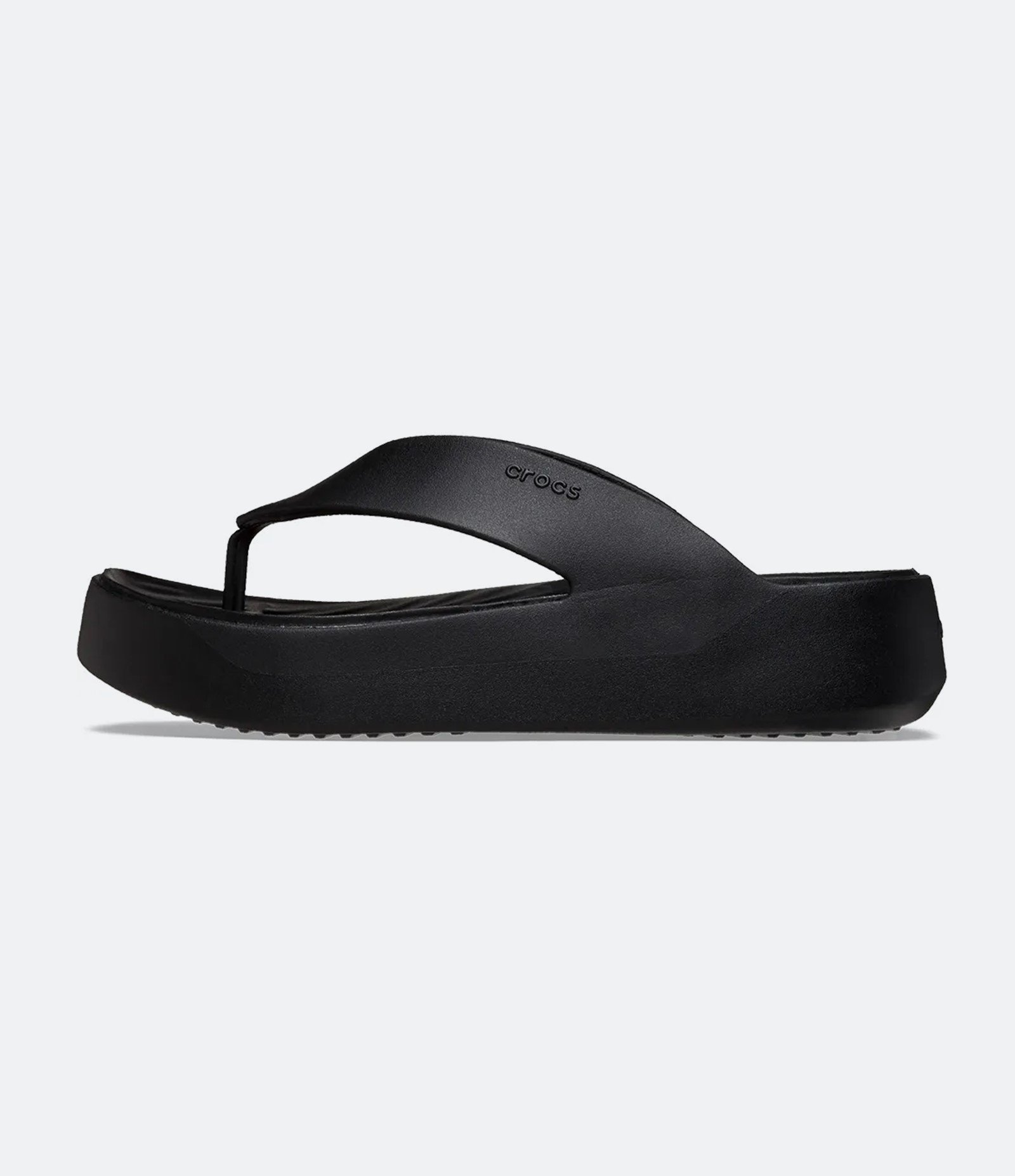 Chinelo Crocs com Tira Larga Preto 4