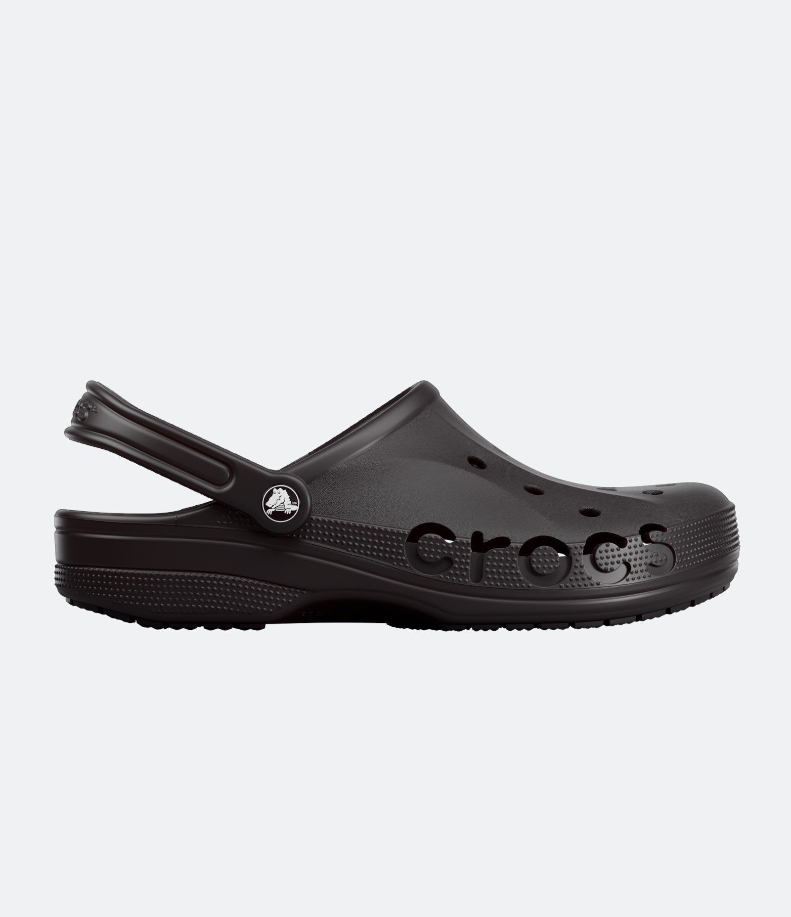 Sandália Babuche Crocs com Furinhos Preto 1