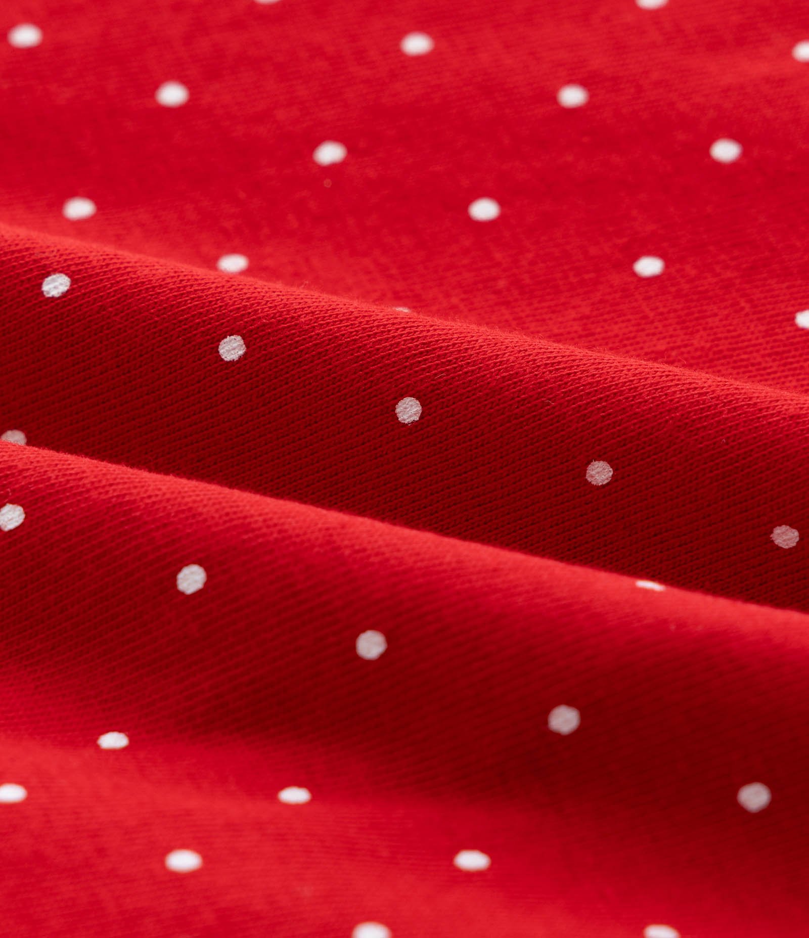 Vestido Body Infantil com Estampa Poá e Bordado de Cereja com Rostinho - Tam 0 a 18 meses Vermelho 4