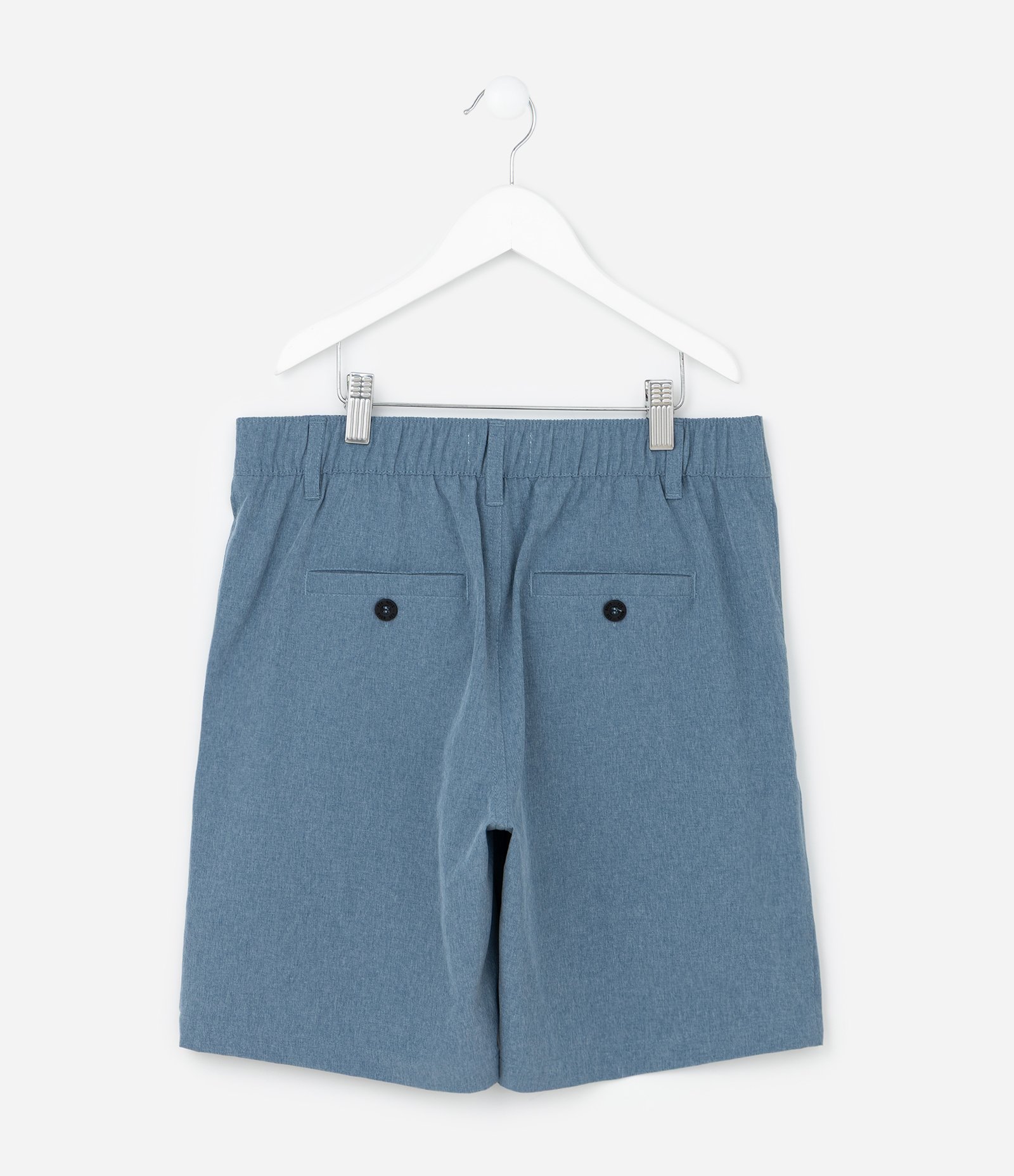 Bermuda Infantil em Microfibra com Bolsinhos - Tam 5 a 14 Anos Azul 2