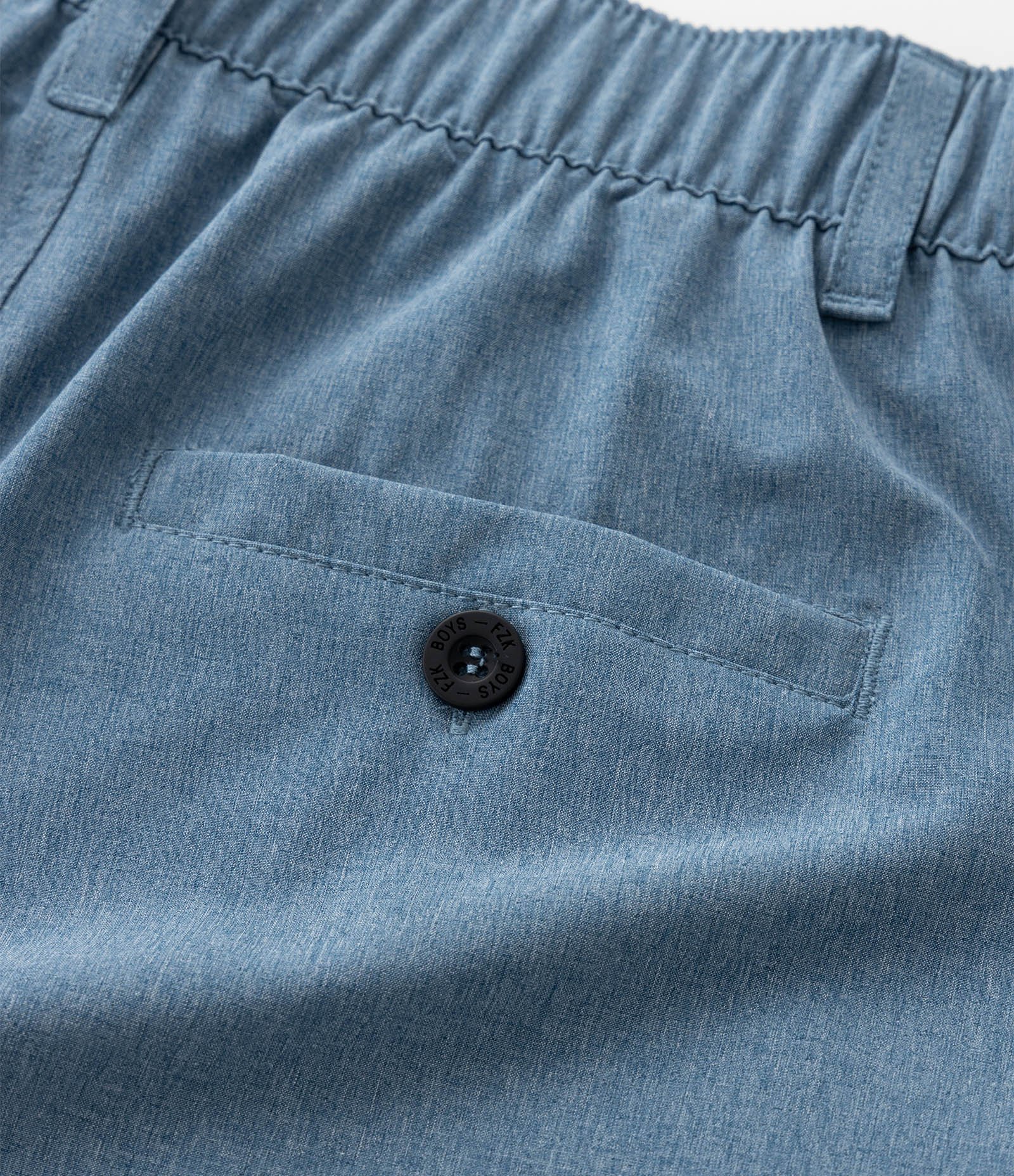 Bermuda Infantil em Microfibra com Bolsinhos - Tam 5 a 14 Anos Azul 4