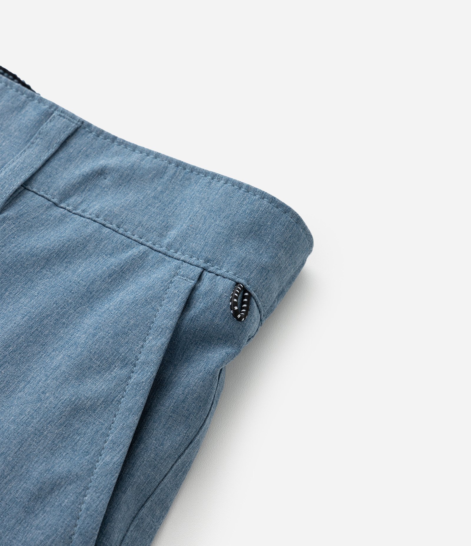 Bermuda Infantil em Microfibra com Bolsinhos - Tam 5 a 14 Anos Azul 5