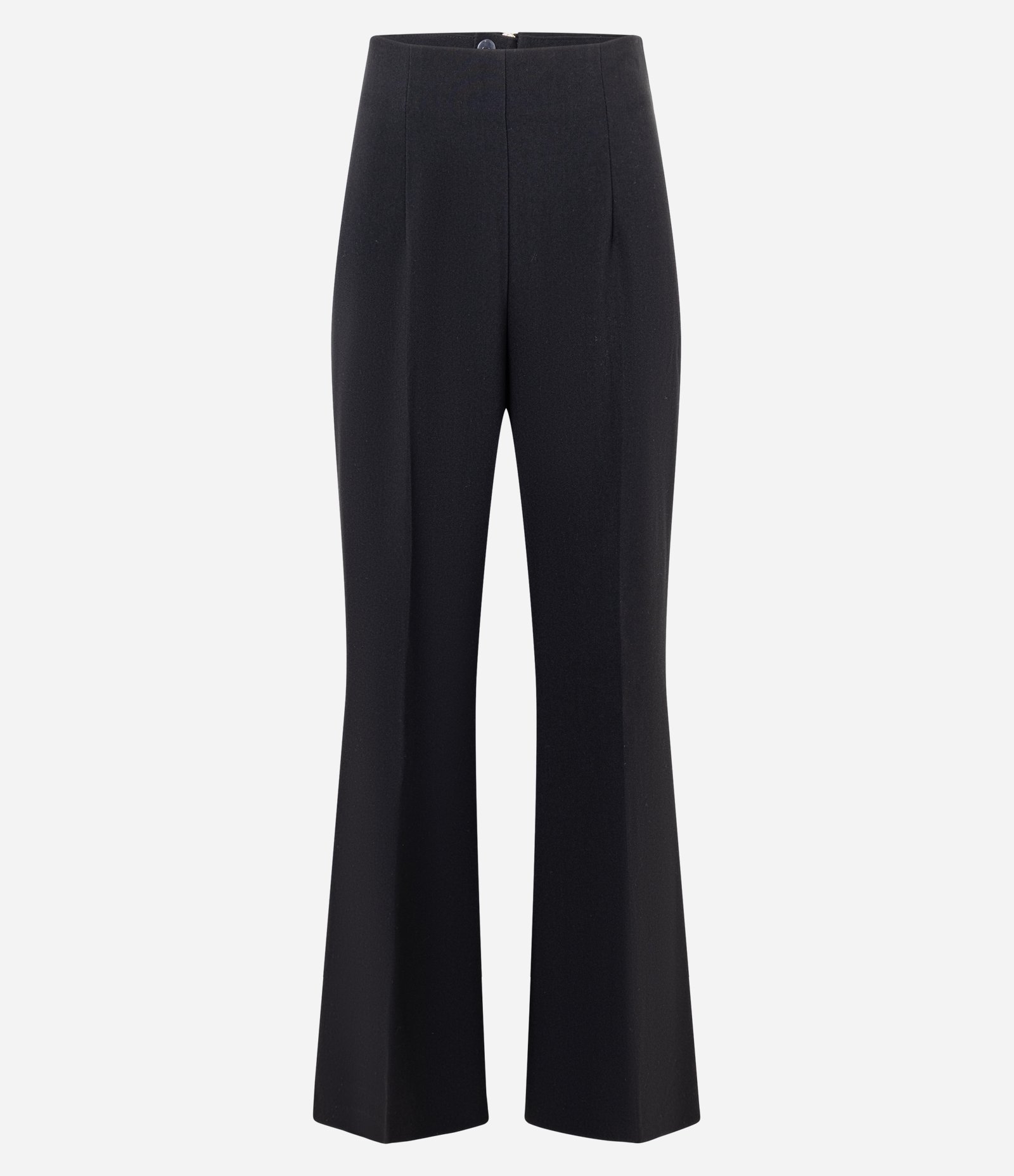 Calça Pantalona Alfaiatada com Pregas e Frisos Preto 6