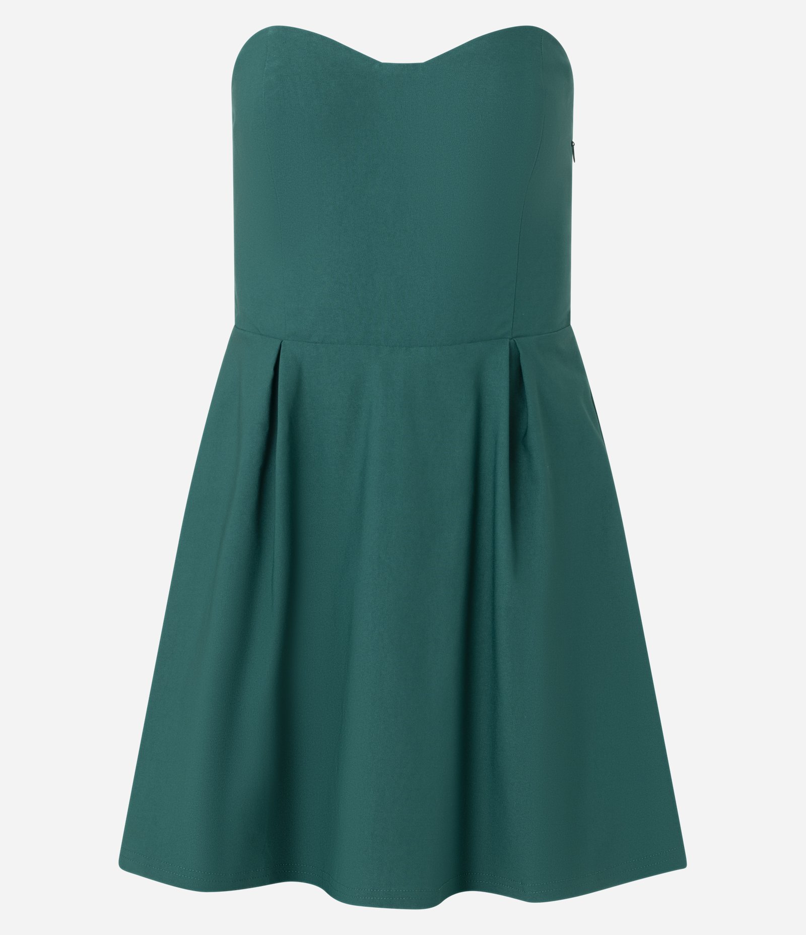 Macaquinho em Bengaline sem Alças e com Pregas Verde 5