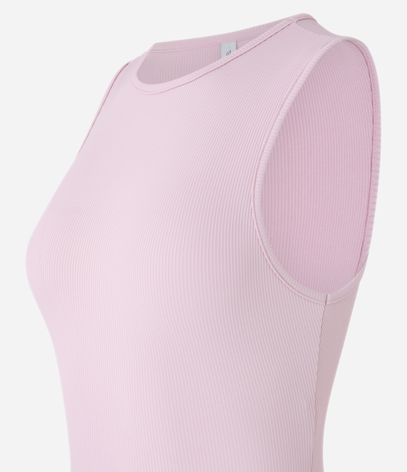 Body sem Manga em Ribana de Poliamida Rosa 7