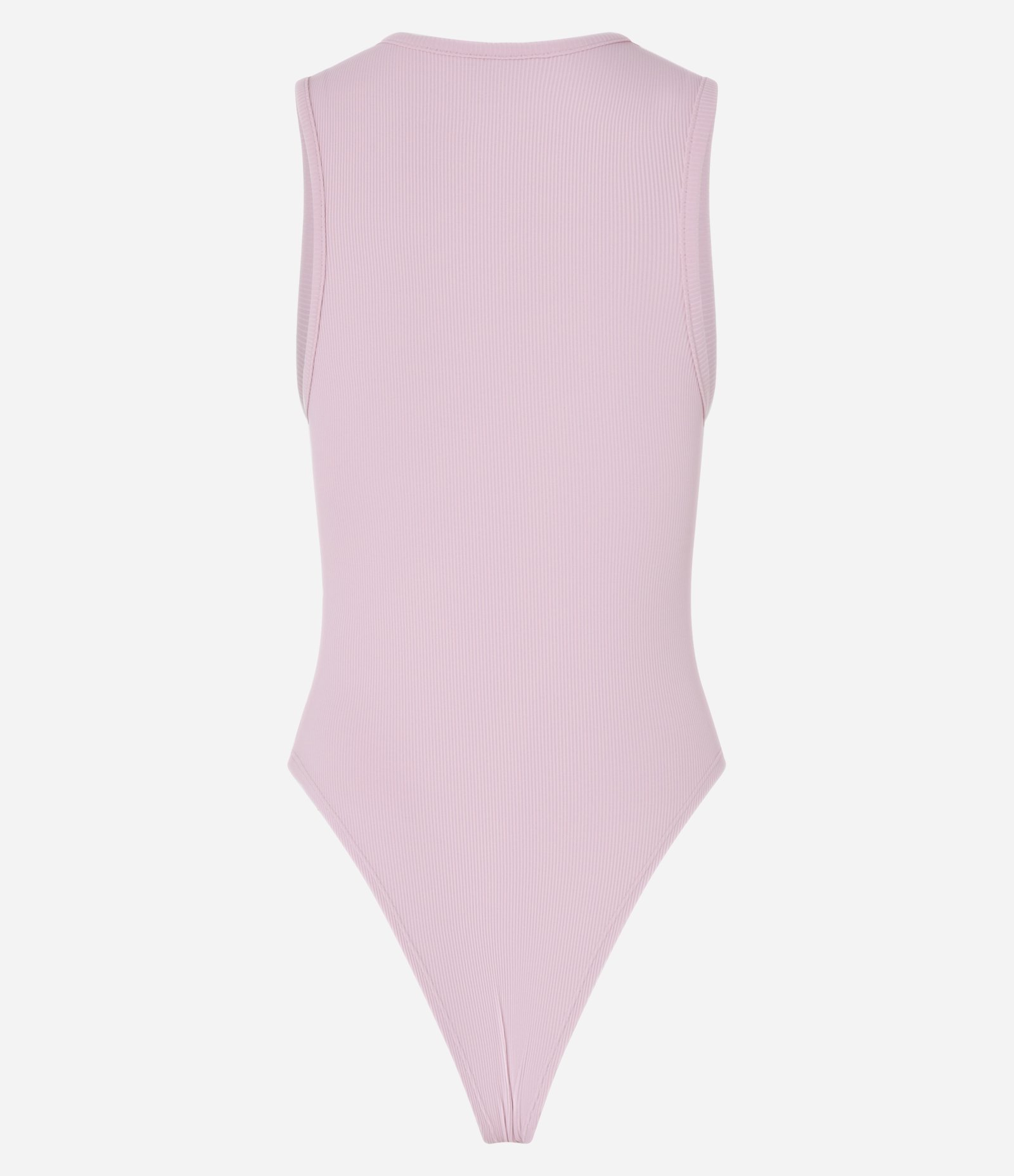 Body sem Manga em Ribana de Poliamida Rosa 8