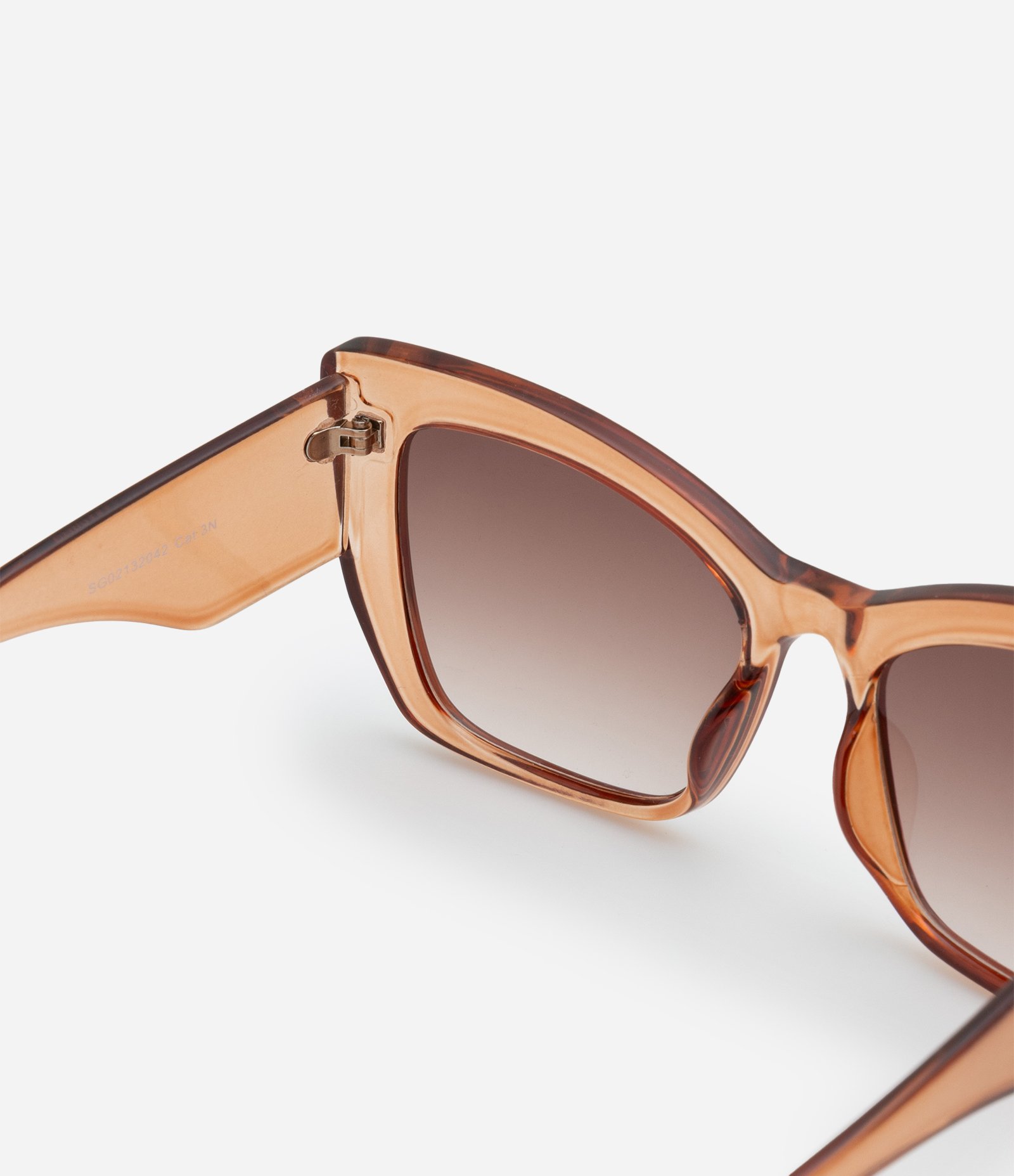 Óculos de Sol Gateado com Hastes Largas Rosa Champagne 4