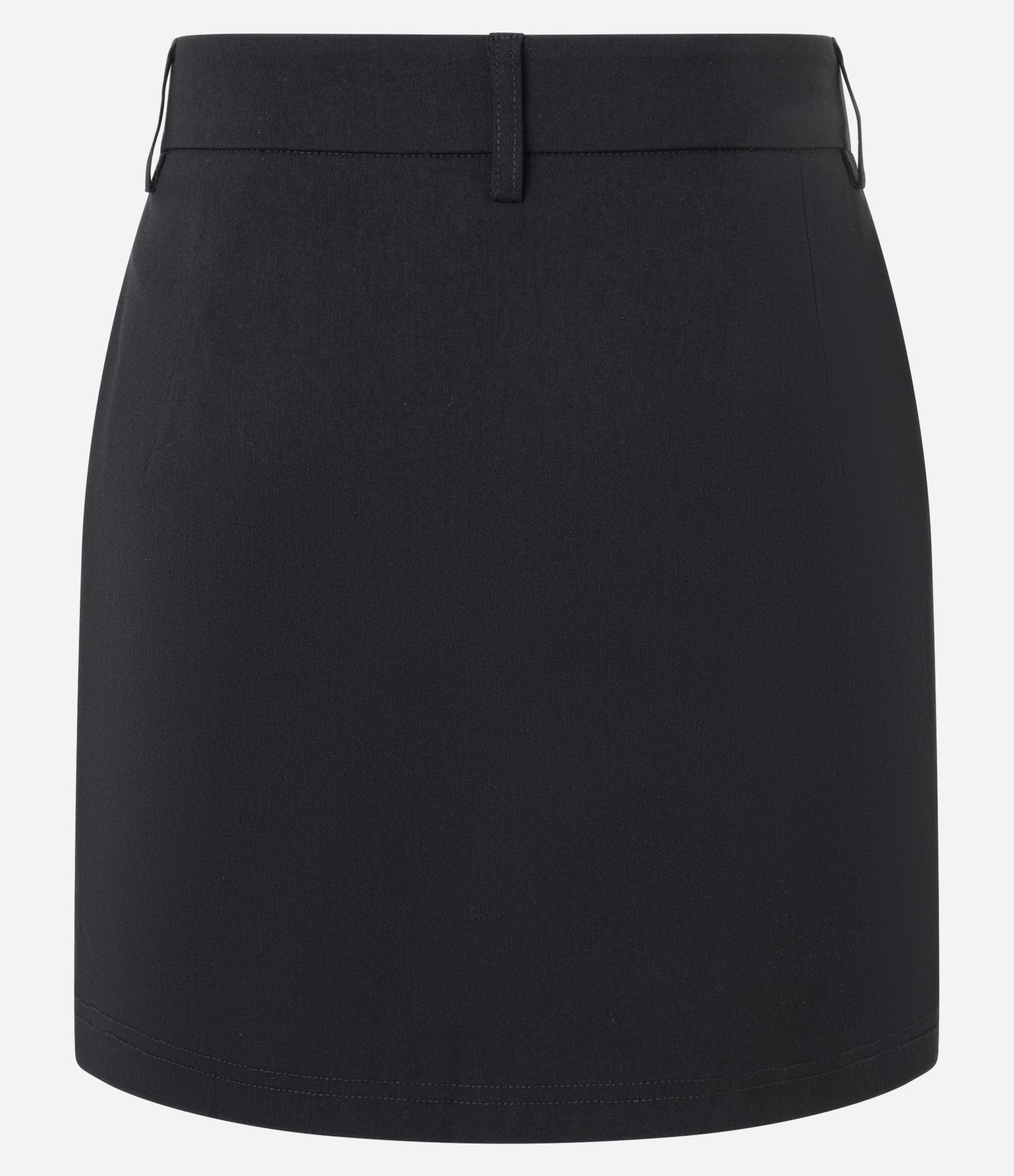 Short Saia em Bengaline com Friso Preto 6