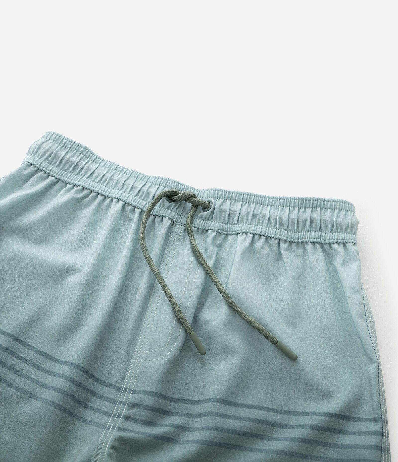 Bermuda Infantil de Banho com Blocos Degradês e Listras - Tam 5 a 14 Anos Verde 6