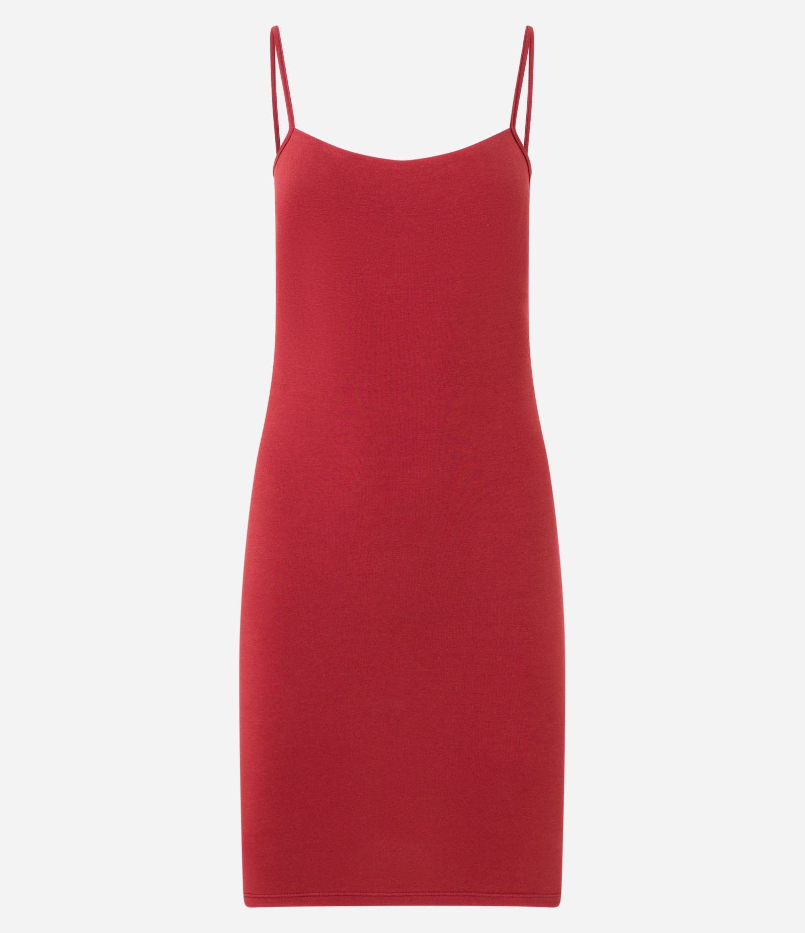 Vestido Curto em Cotton com Alças Finas Vermelho 6