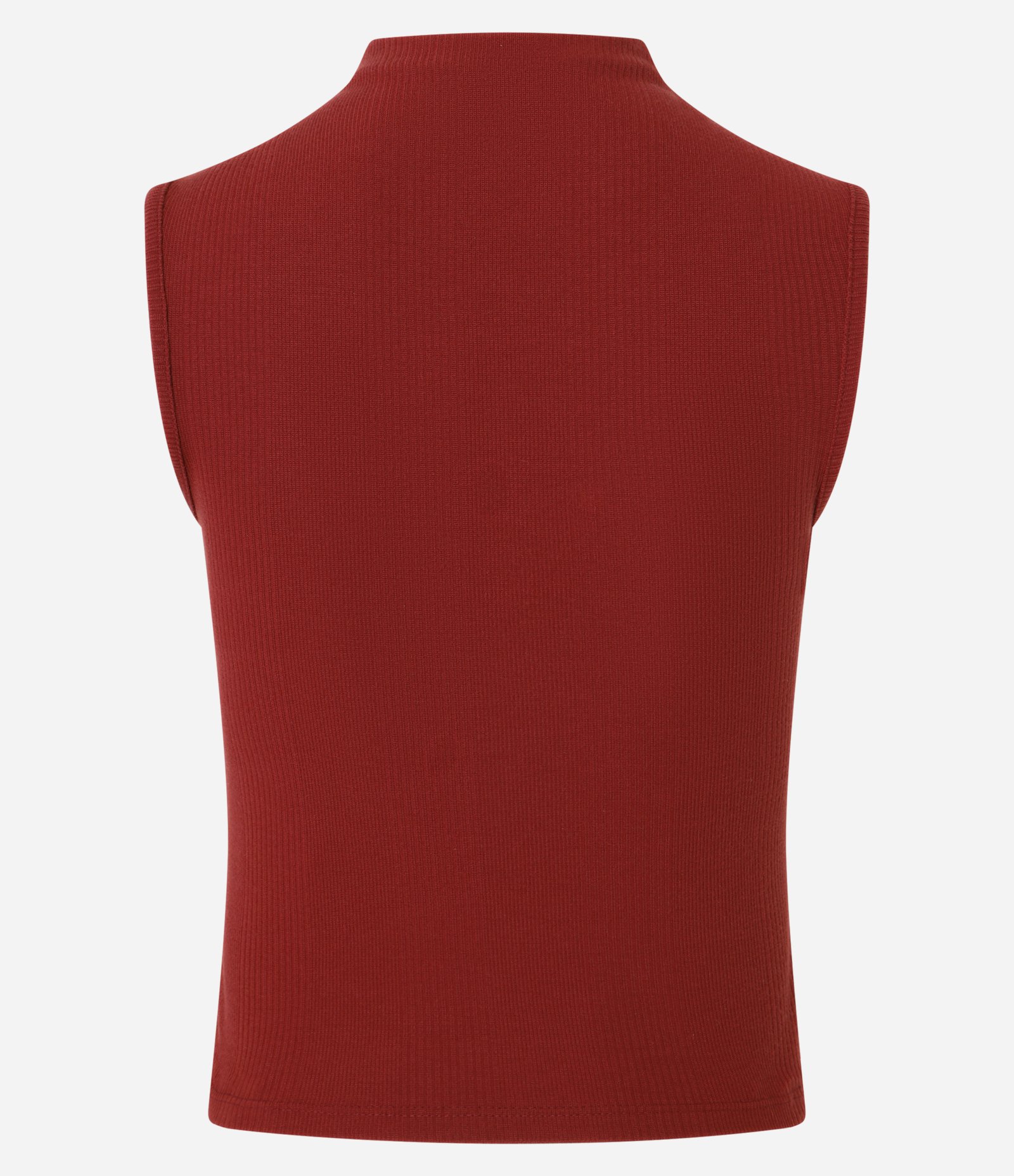 Blusa em Ribana com Golinha Alta Vermelho 7