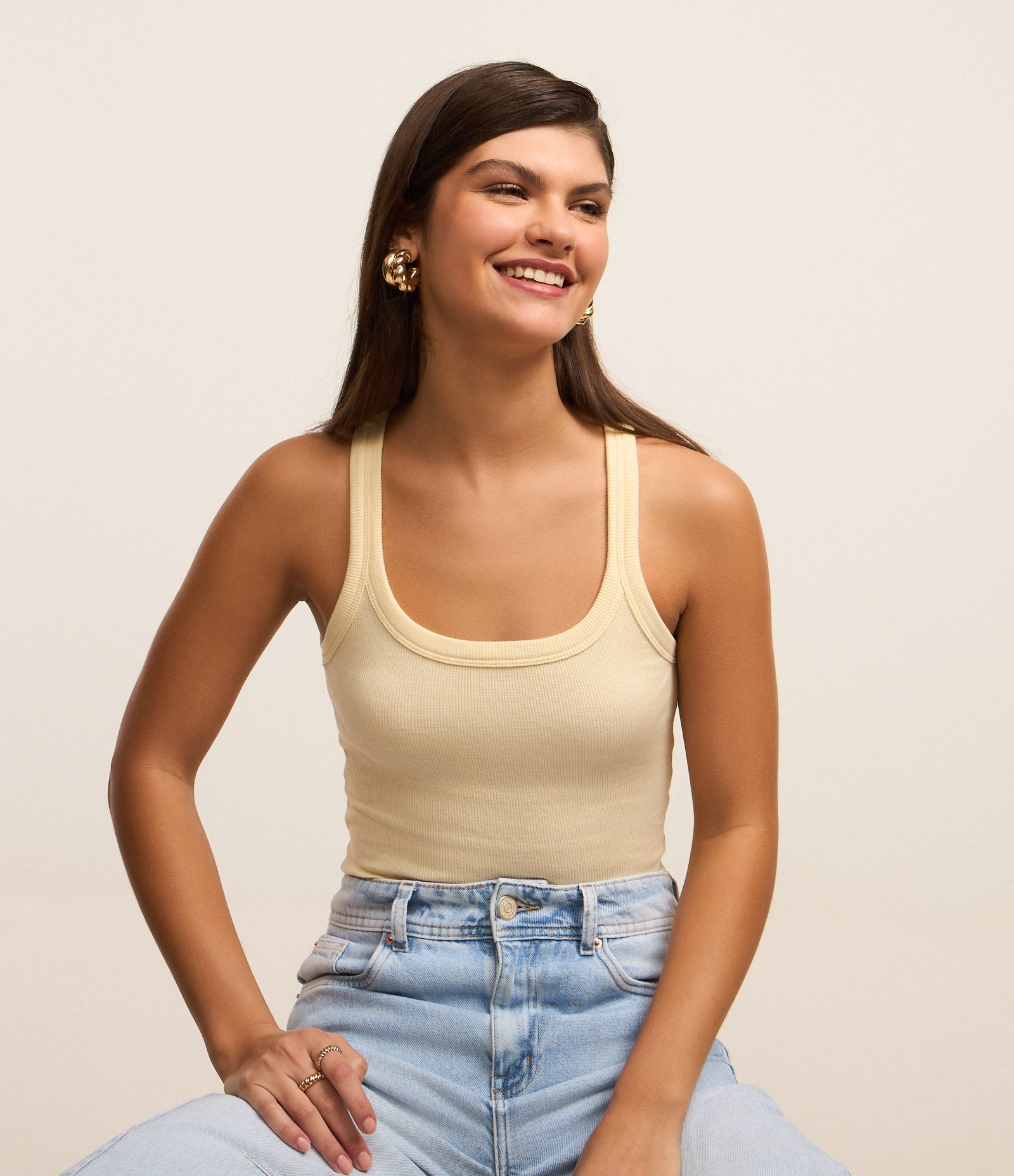 Regata em Ribana com Textura Canelada 1