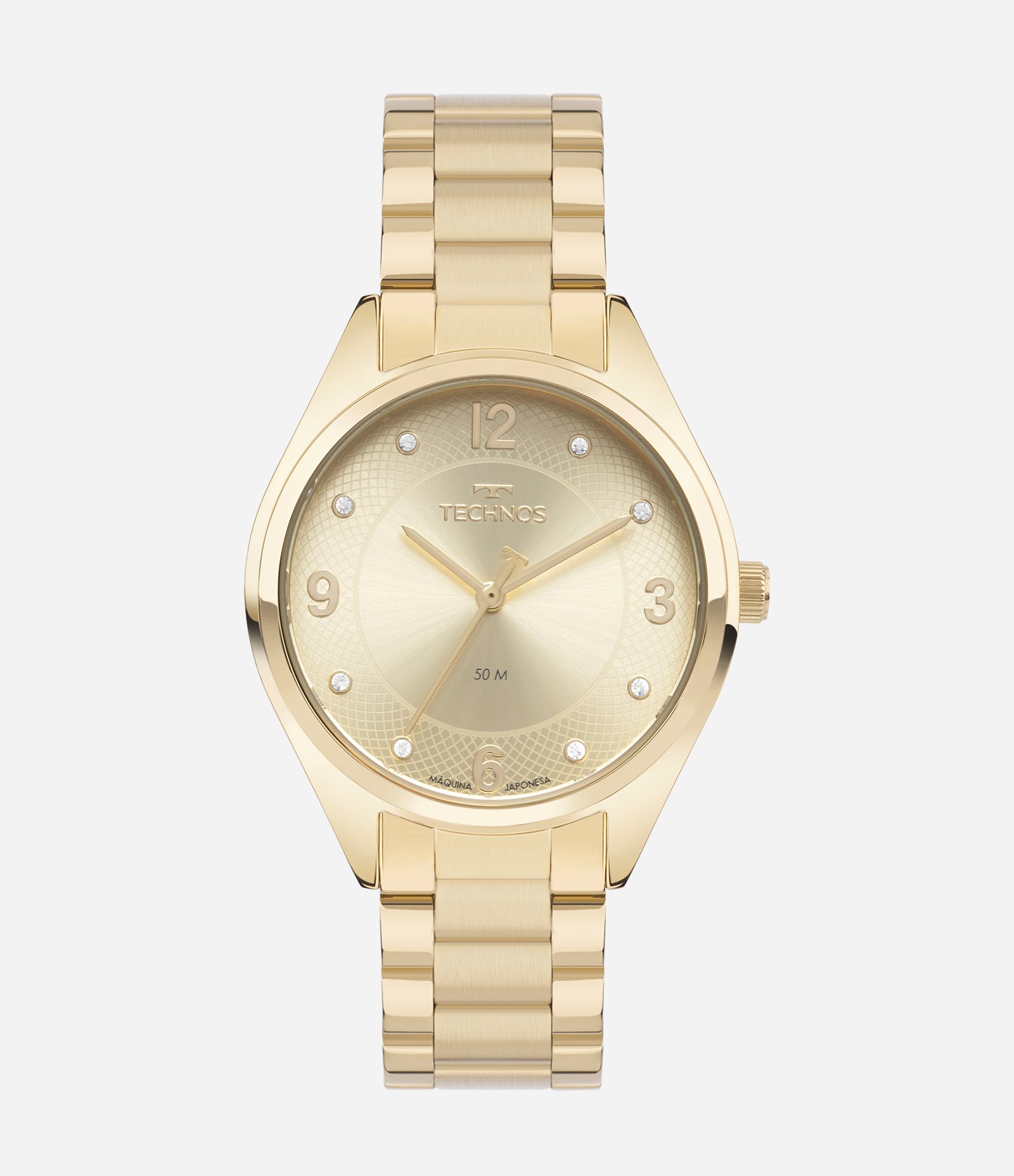 Relógio Analógico Feminino Technos Dourado 1